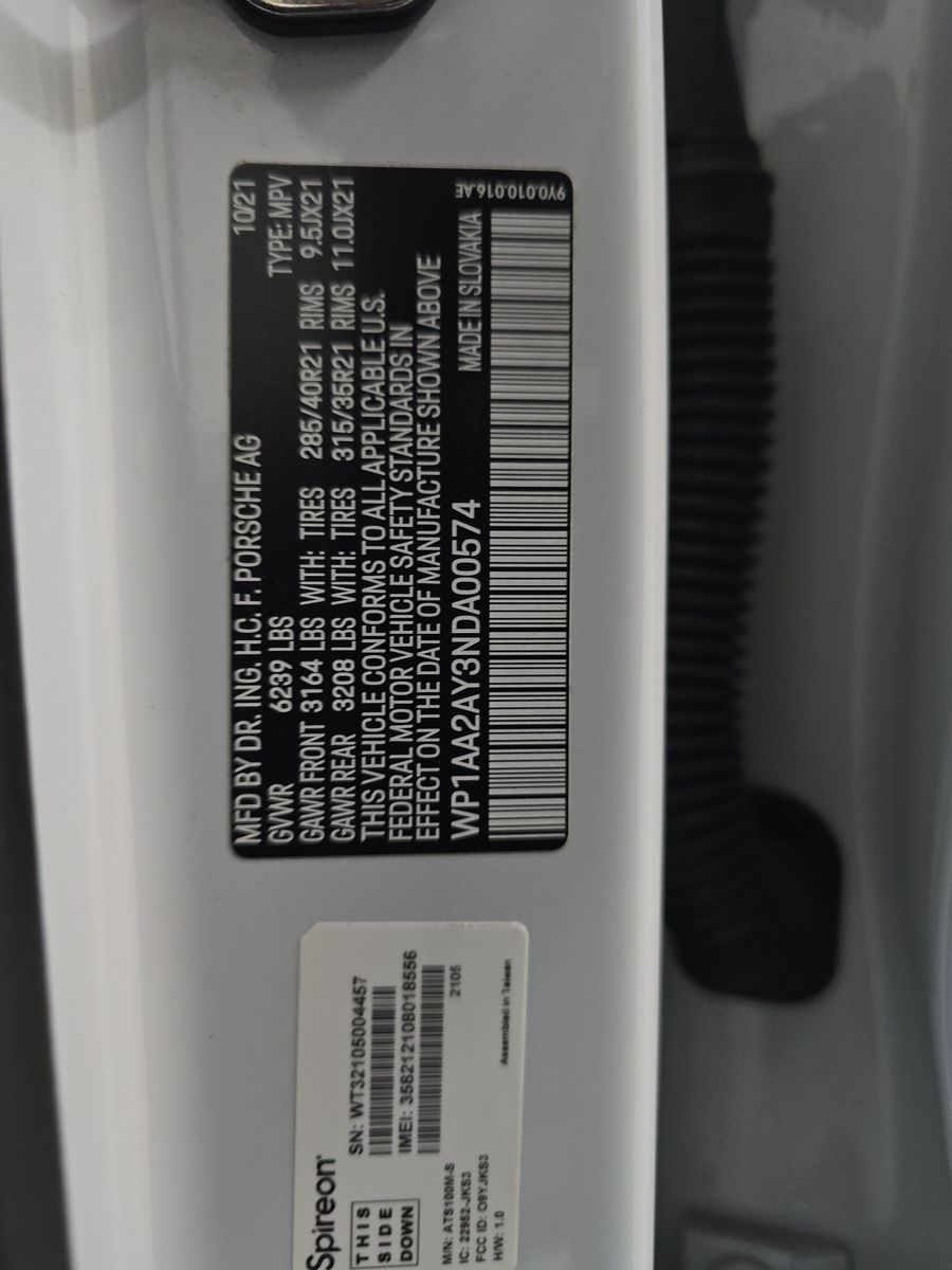 2022 Porsche Cayenne Base AWD