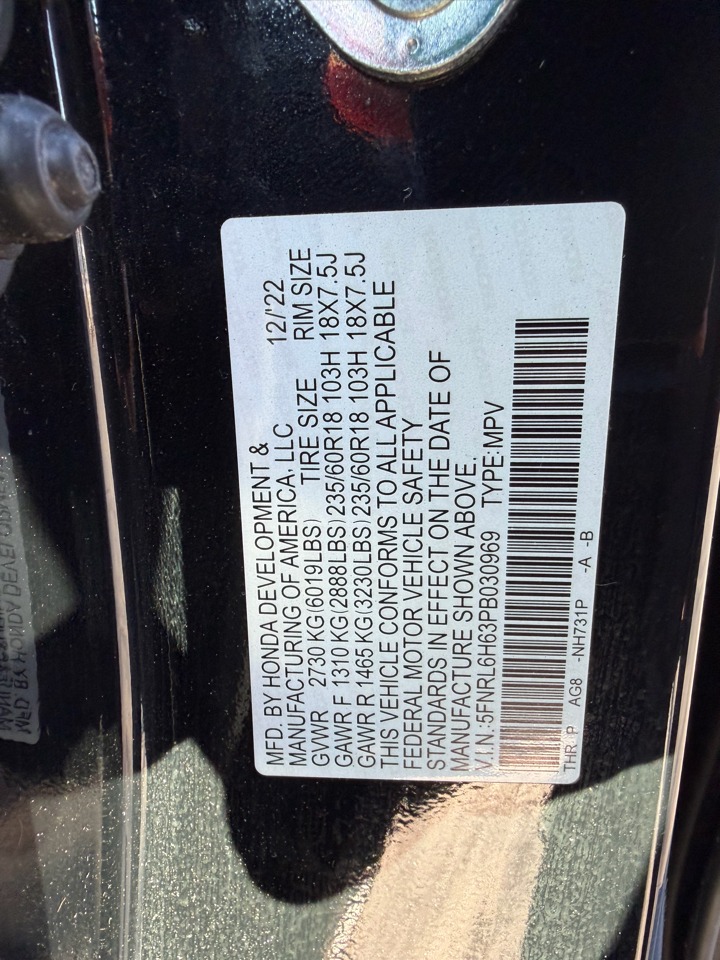 2023 Honda Odyssey EX-L FWD