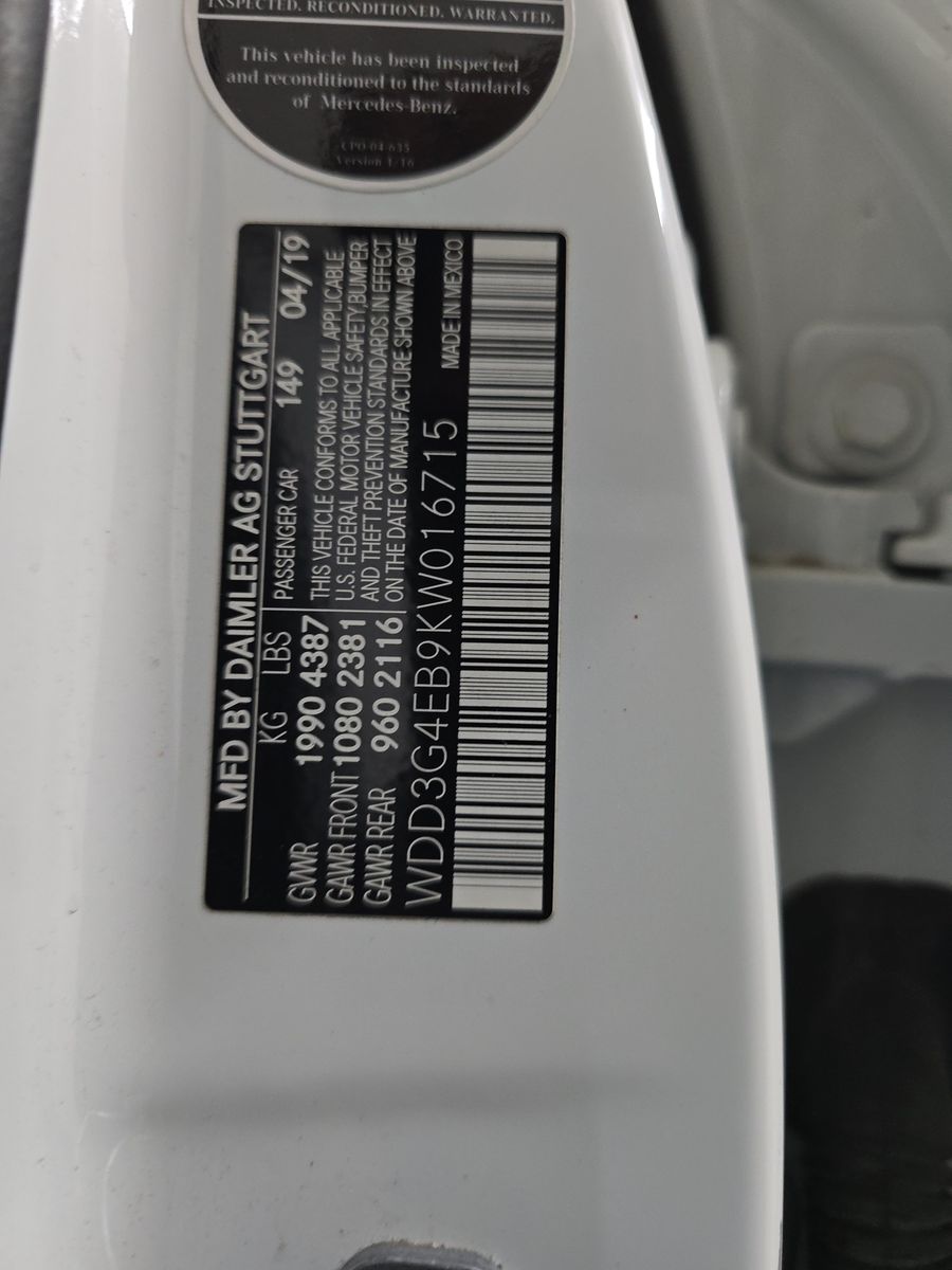 2019 Mercedes-Benz A-Class A 220 FWD