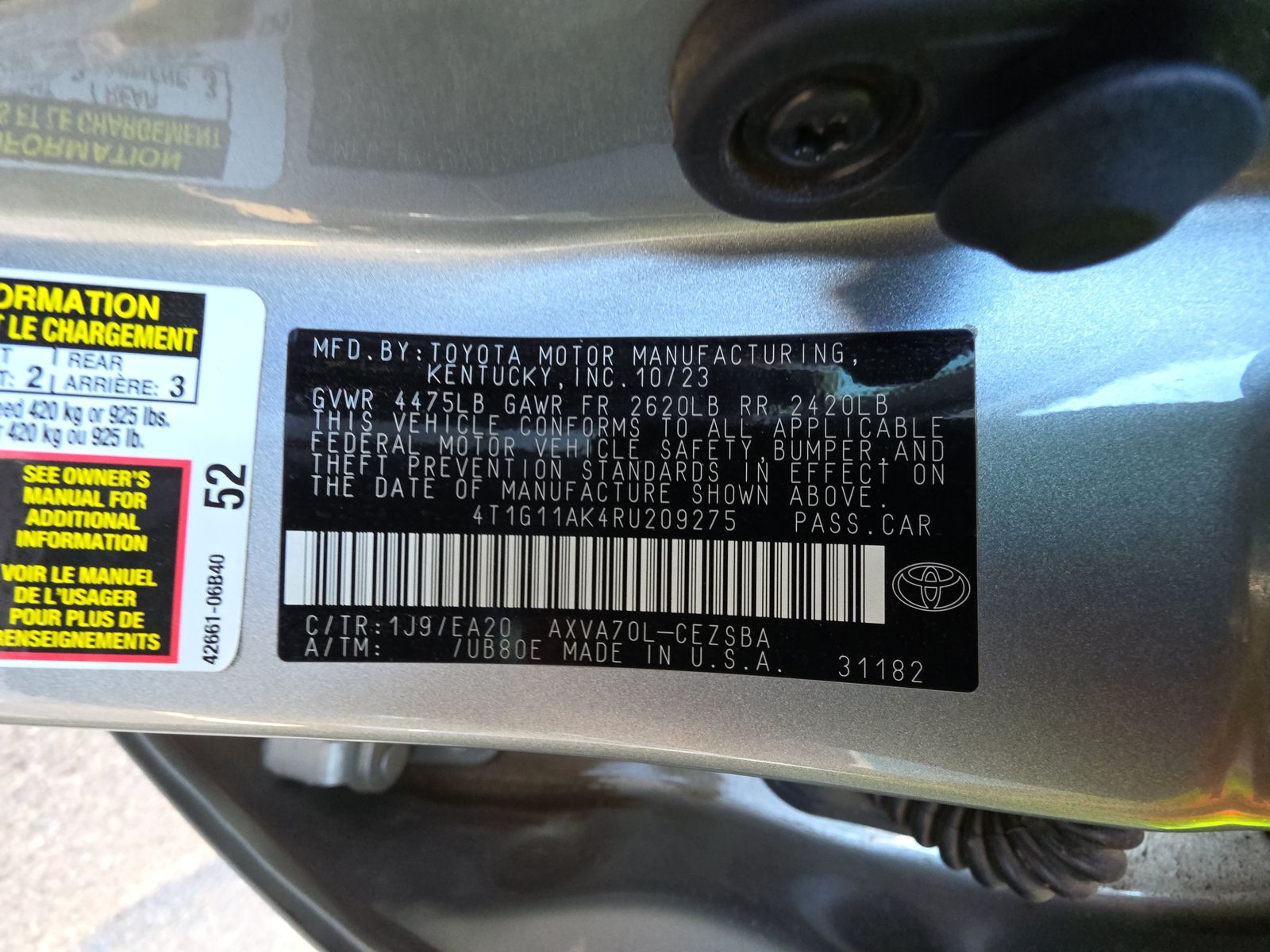 2024 Toyota Camry SE FWD