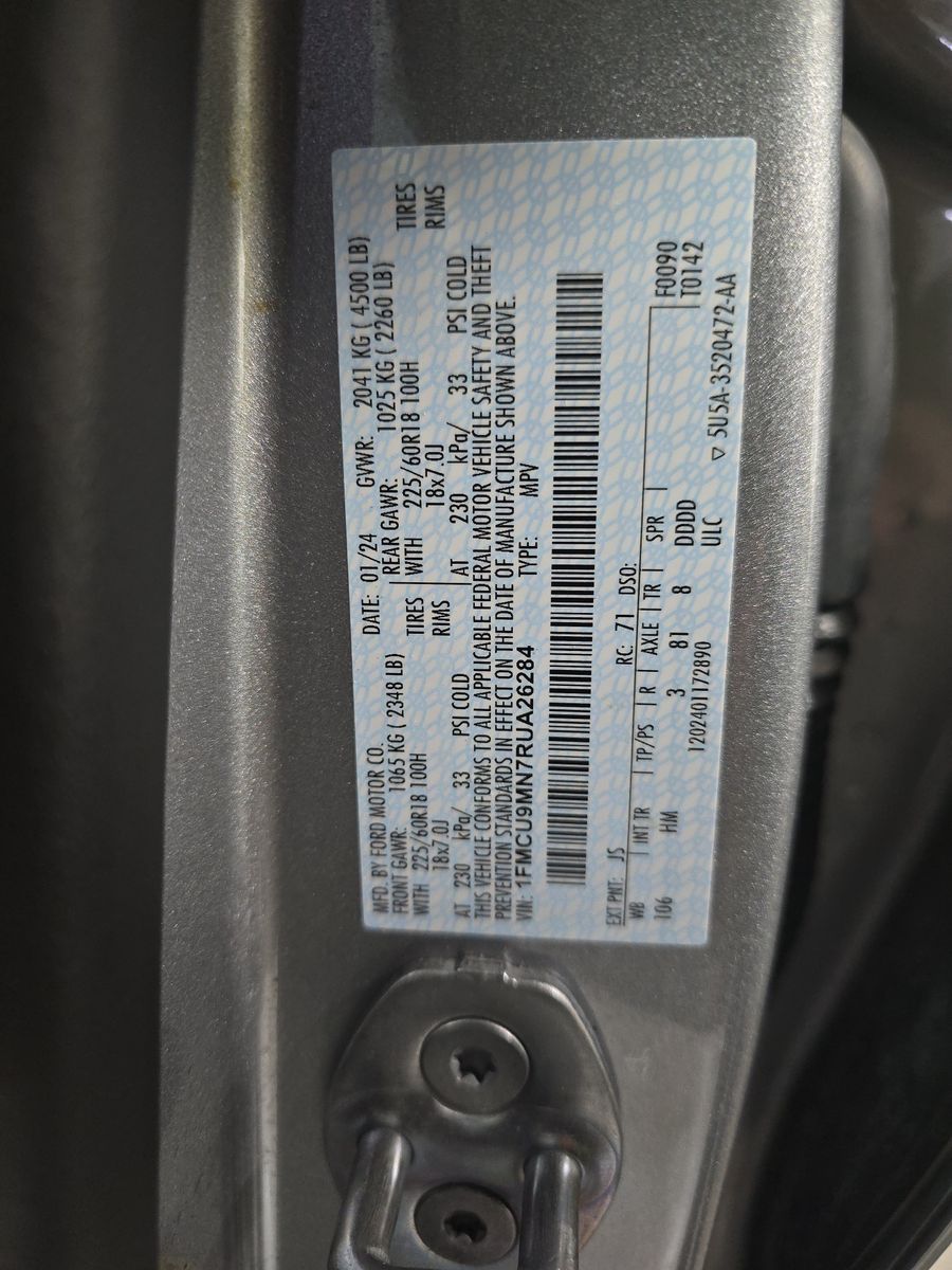 2024 Ford Escape ST-Line AWD