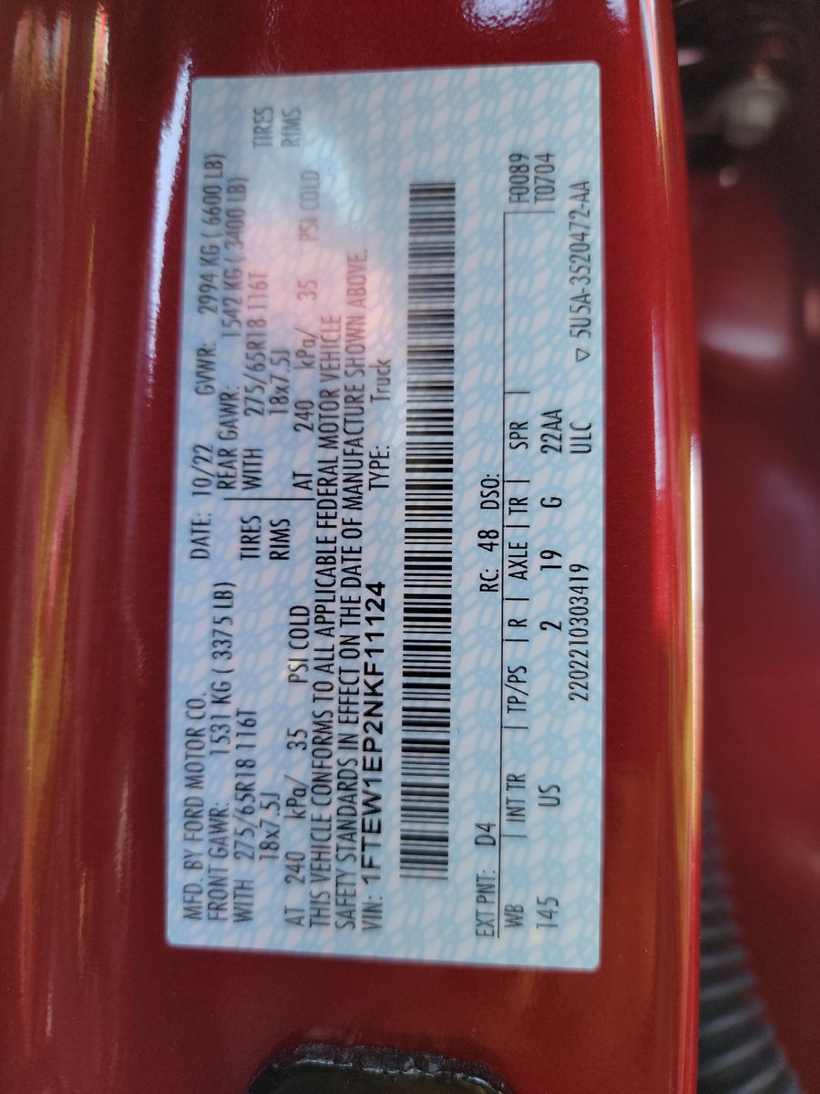 2022 Ford F-150 XLT AWD