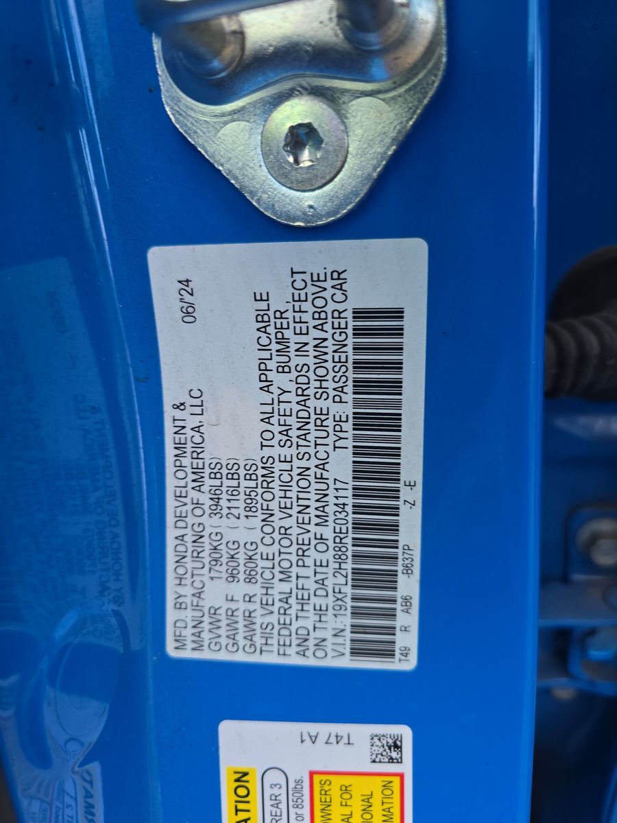 2024 Honda Civic Sport FWD