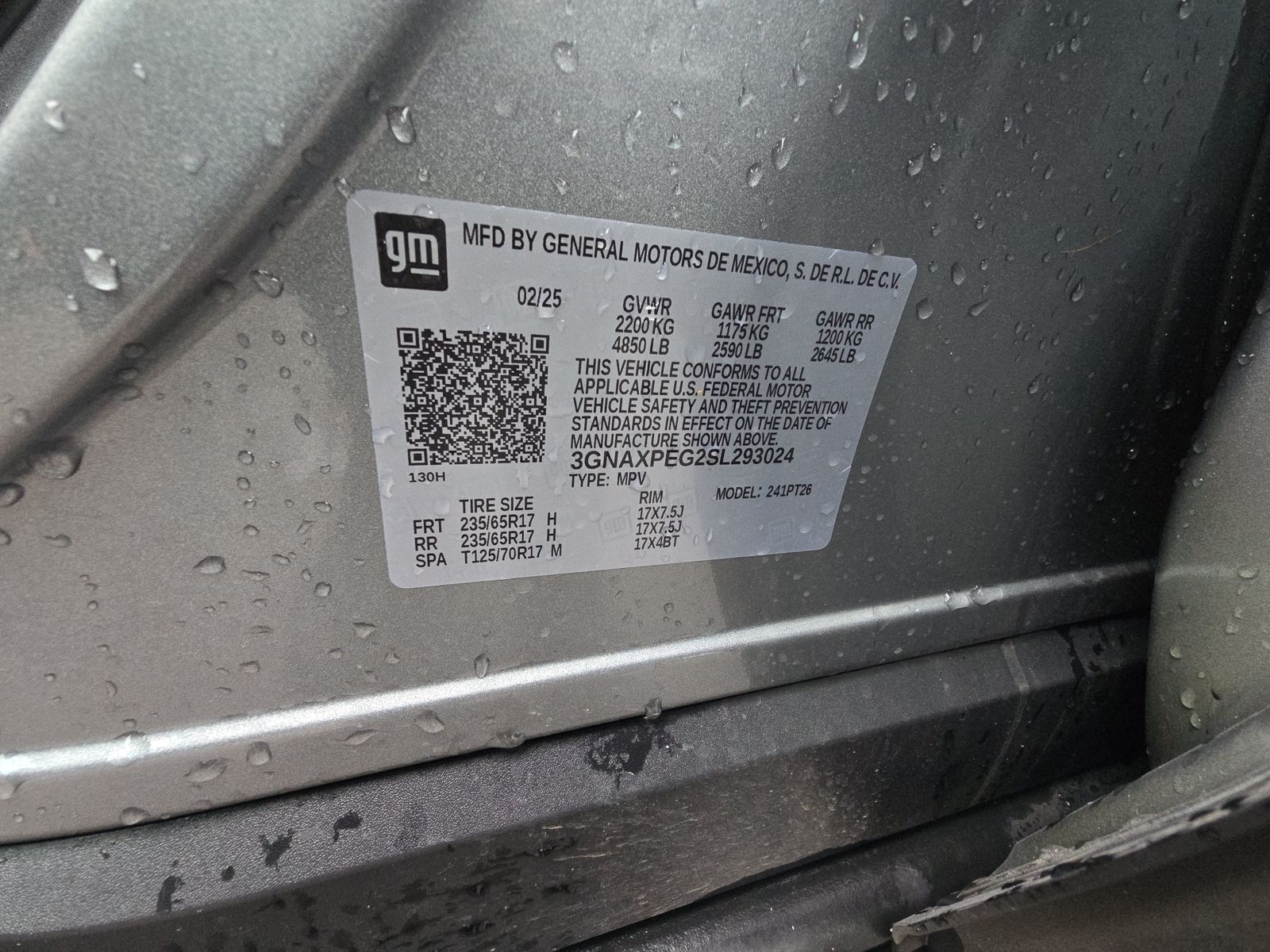 2025 Chevrolet Equinox LT AWD