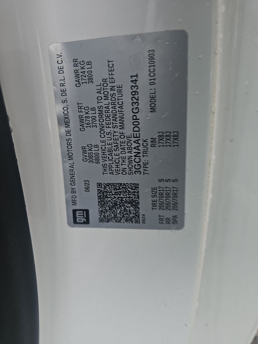 2023 Chevrolet Silverado 1500 Work Truck RWD