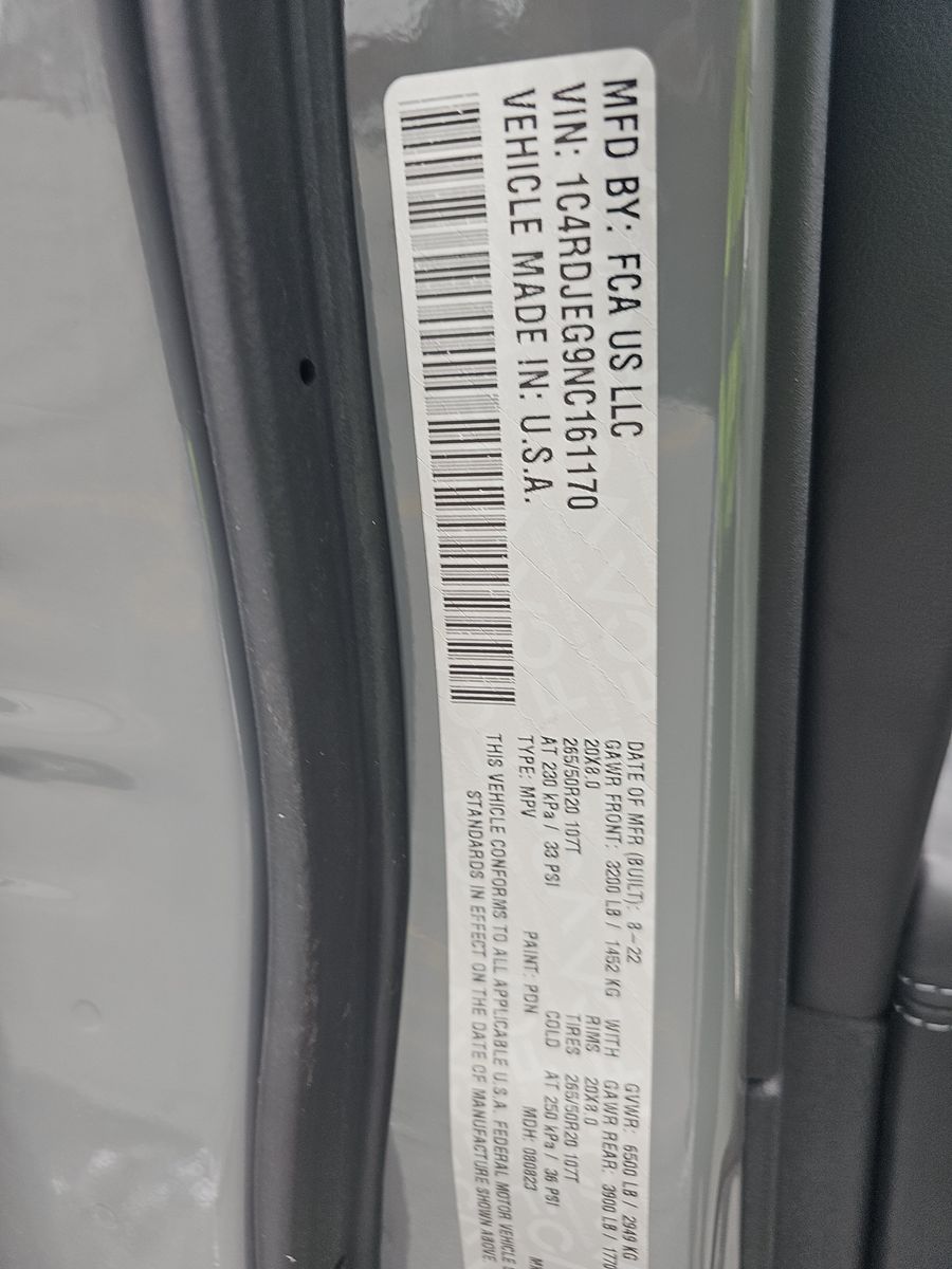 2022 Dodge Durango Citadel AWD