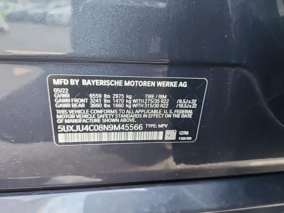 2022 BMW X5 M50i AWD