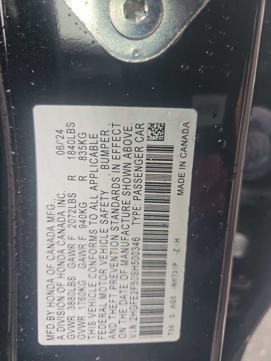 2025 Honda Civic Sport FWD