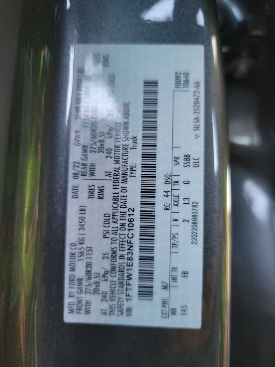 2022 Ford F-150 XLT AWD