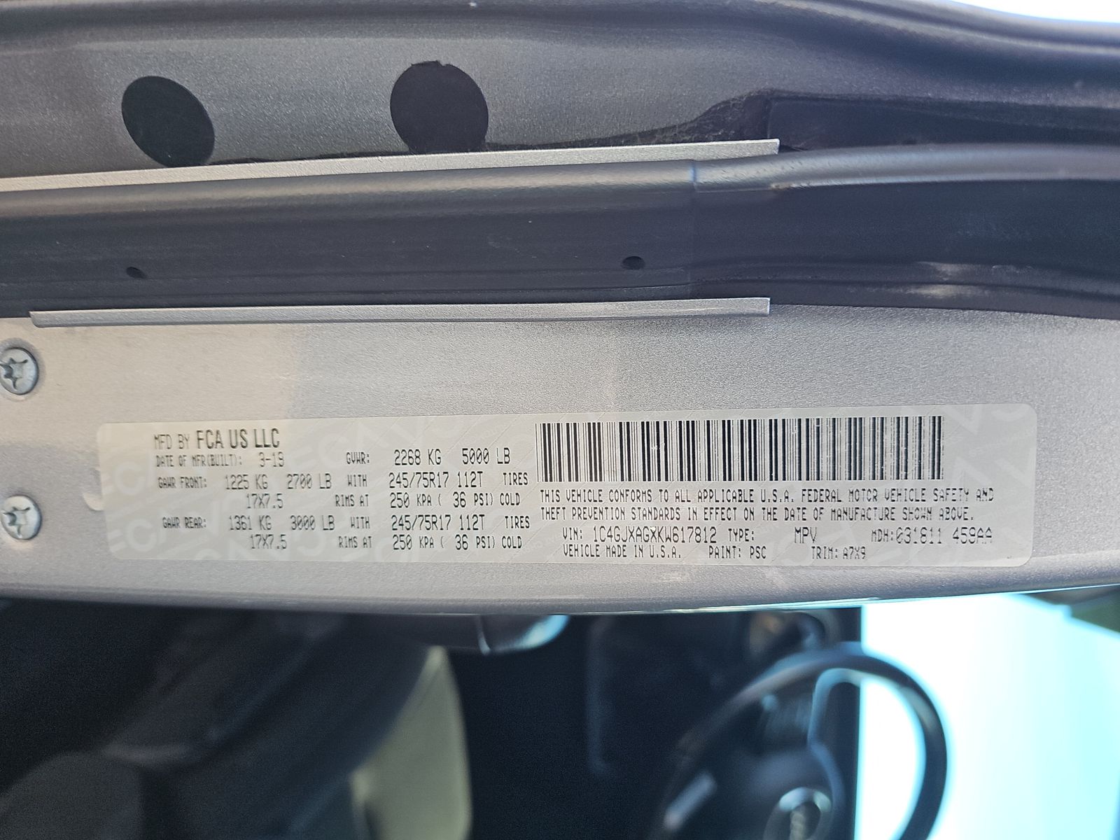 2019 Jeep Wrangler Sport S AWD