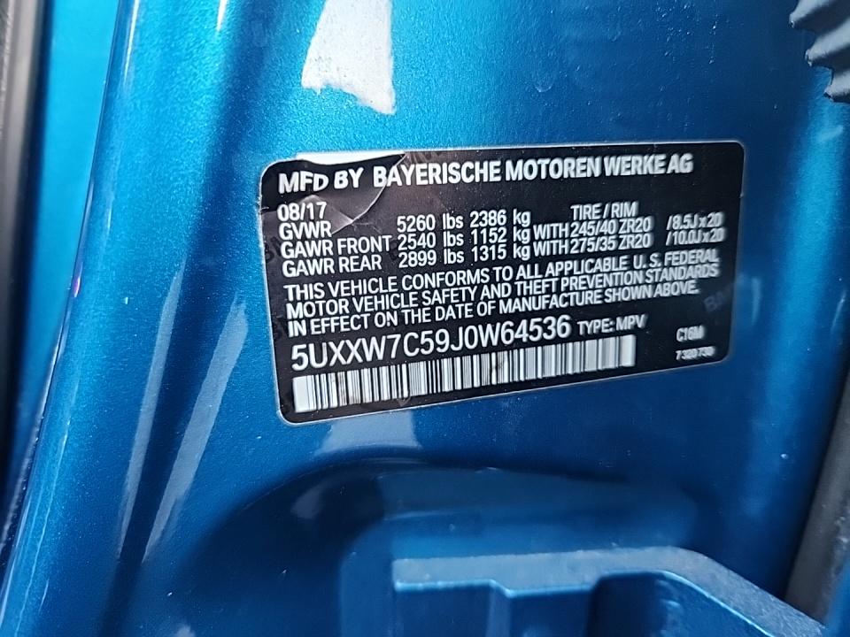 2018 BMW X4 M40i AWD