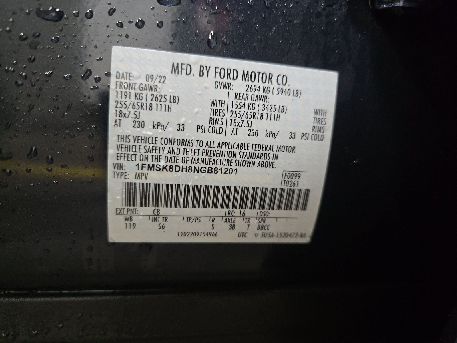 2022 Ford Explorer XLT AWD