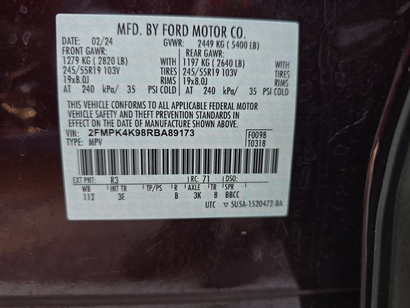 2024 Ford Edge Titanium AWD