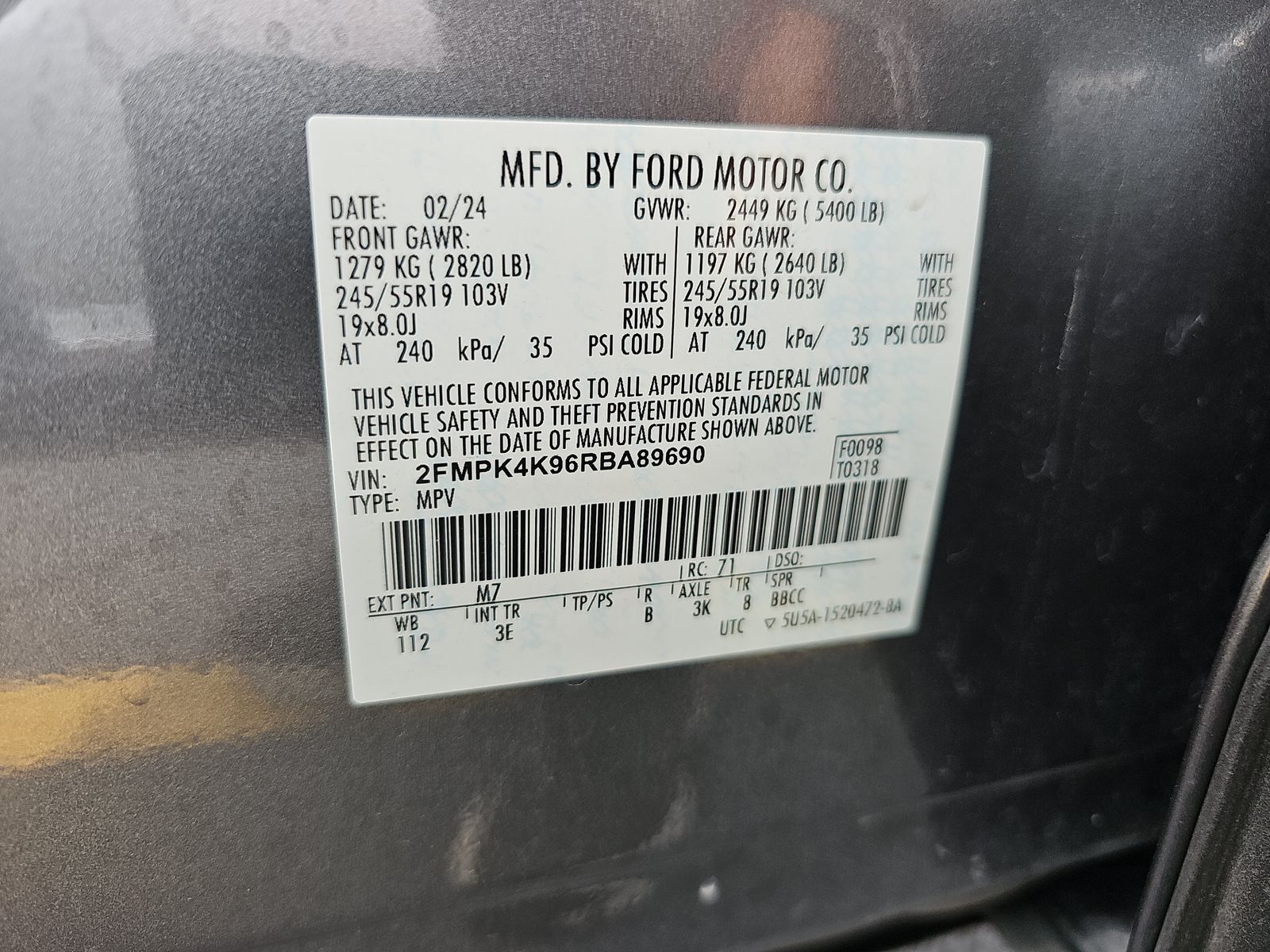 2024 Ford Edge Titanium AWD