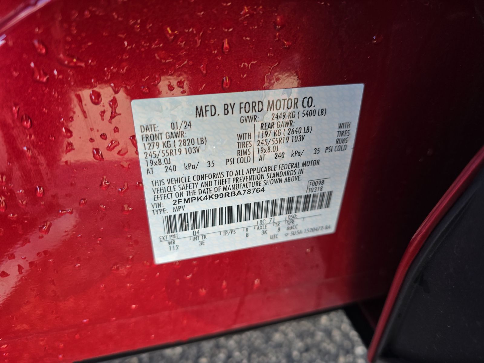 2024 Ford Edge Titanium AWD