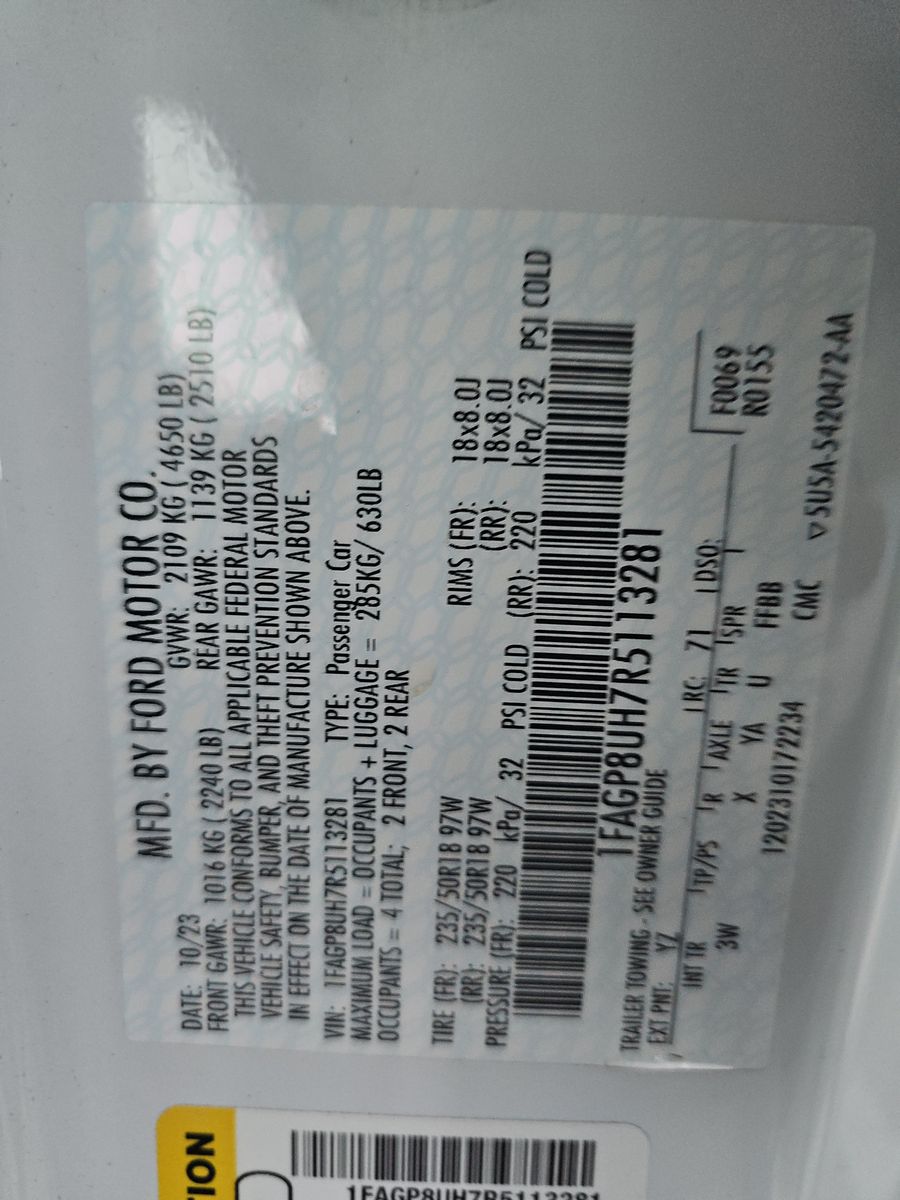 2024 Ford Mustang EcoBoost Premium RWD