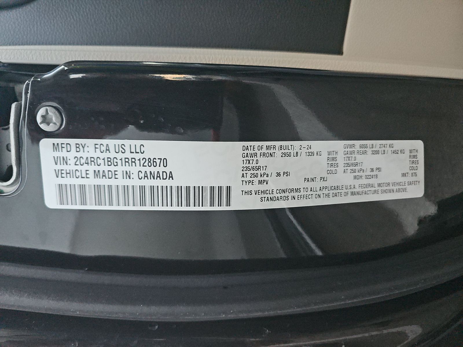 2024 Chrysler Pacifica Touring L FWD