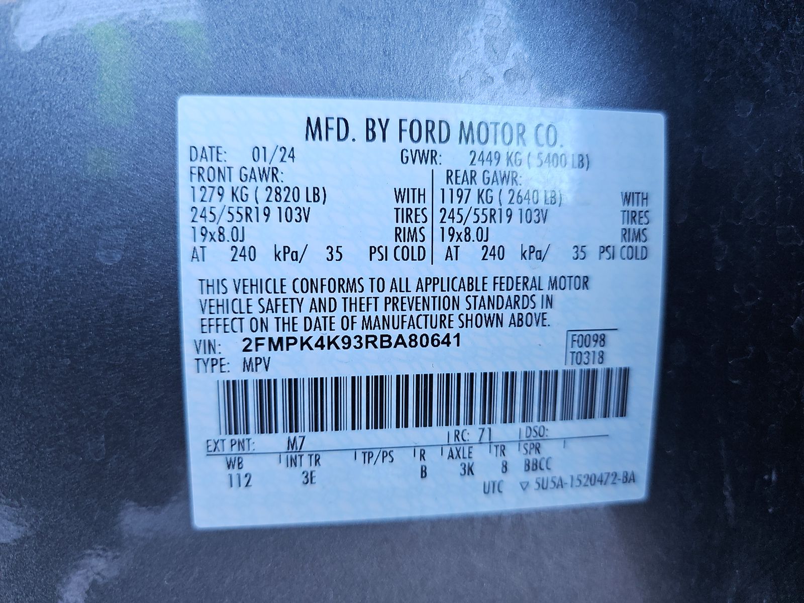 2024 Ford Edge Titanium AWD