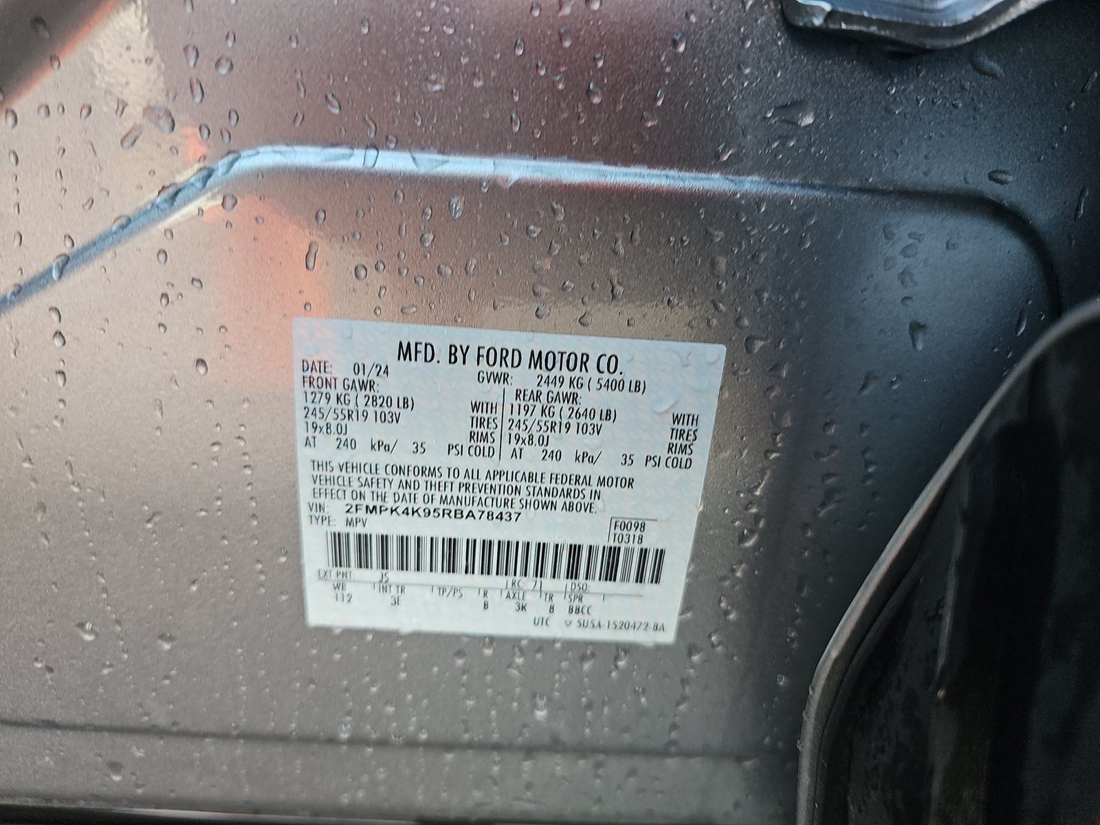 2024 Ford Edge Titanium AWD