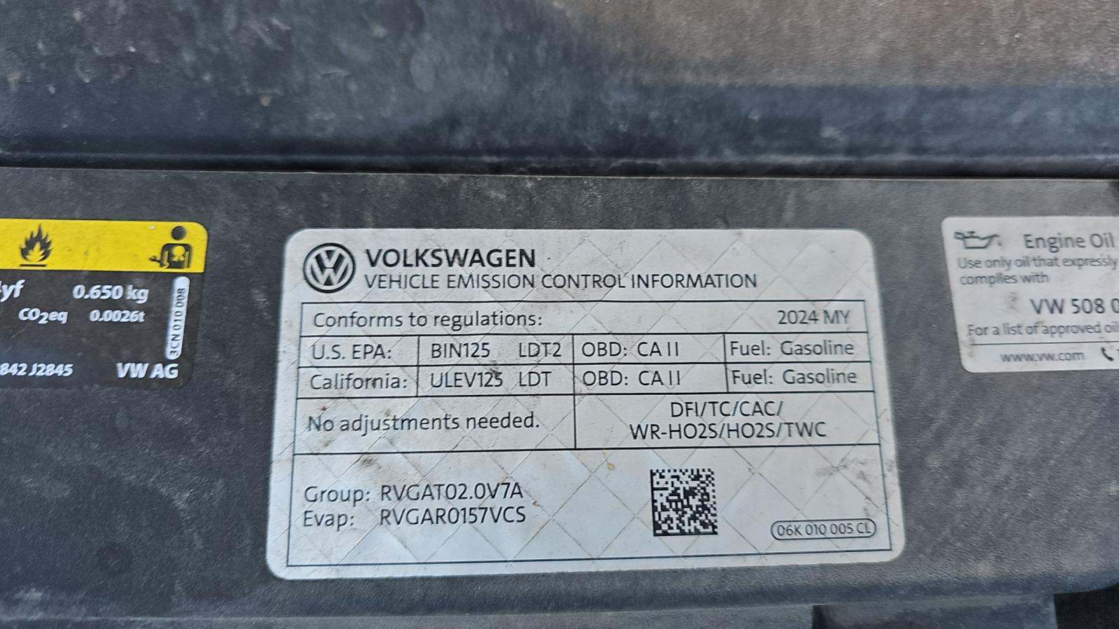 2024 Volkswagen Atlas 2.0T SE AWD