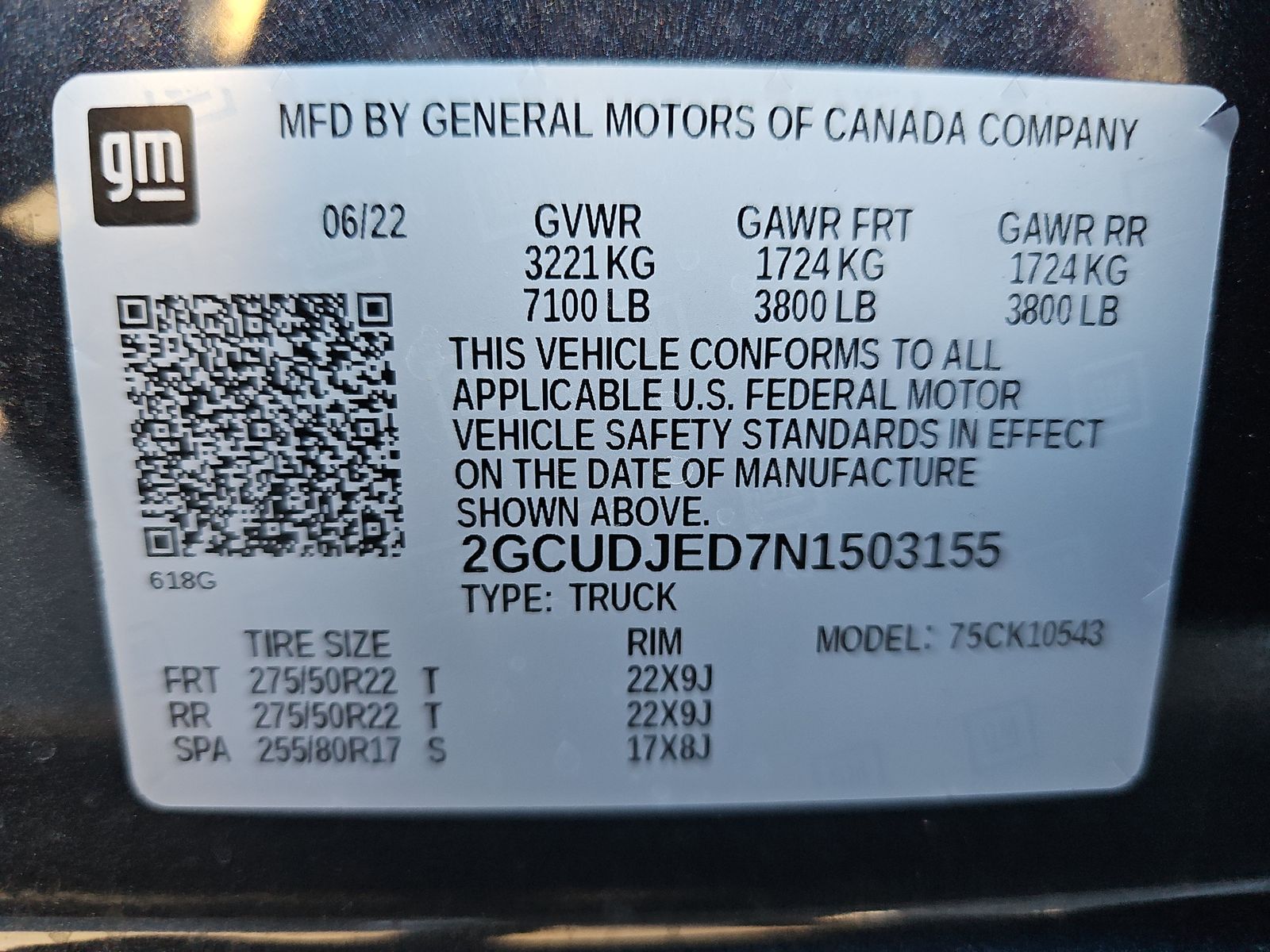 2022 Chevrolet Silverado 1500 High Country AWD