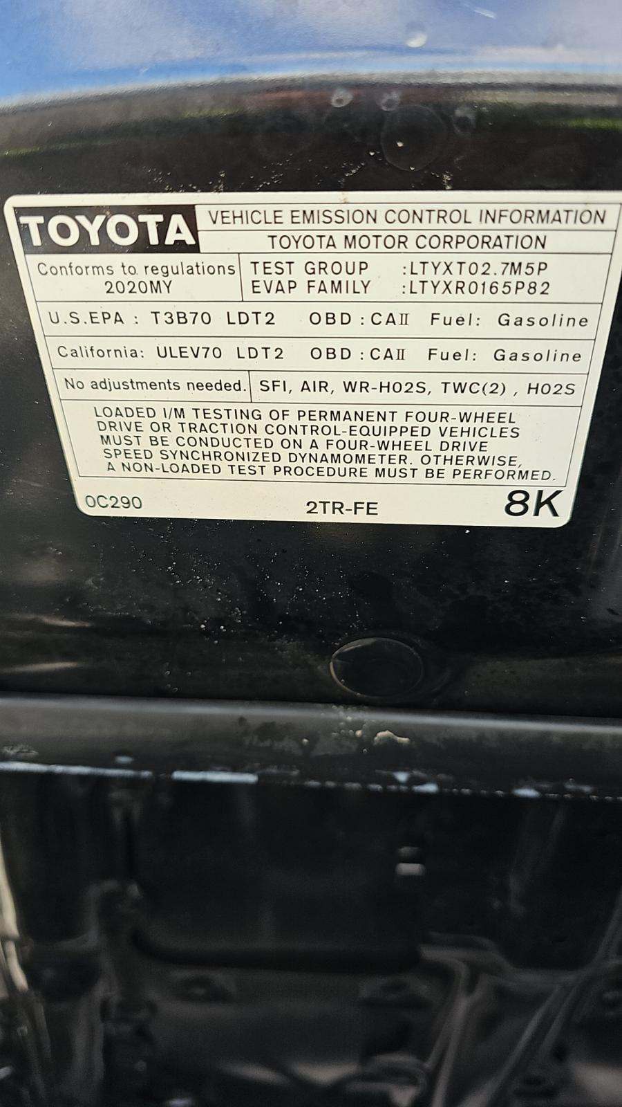 2020 Toyota Tacoma SR5 RWD