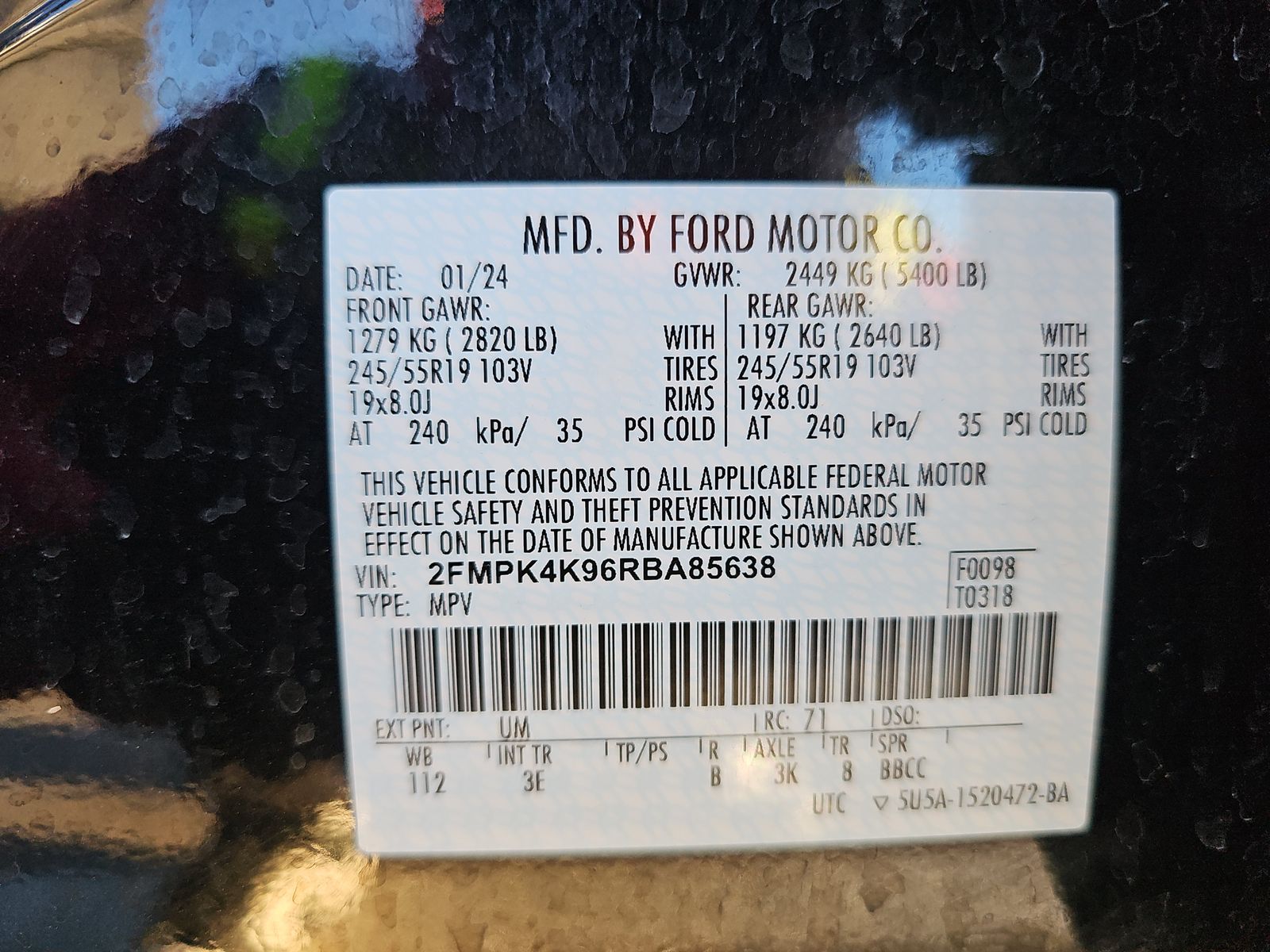 2024 Ford Edge Titanium AWD