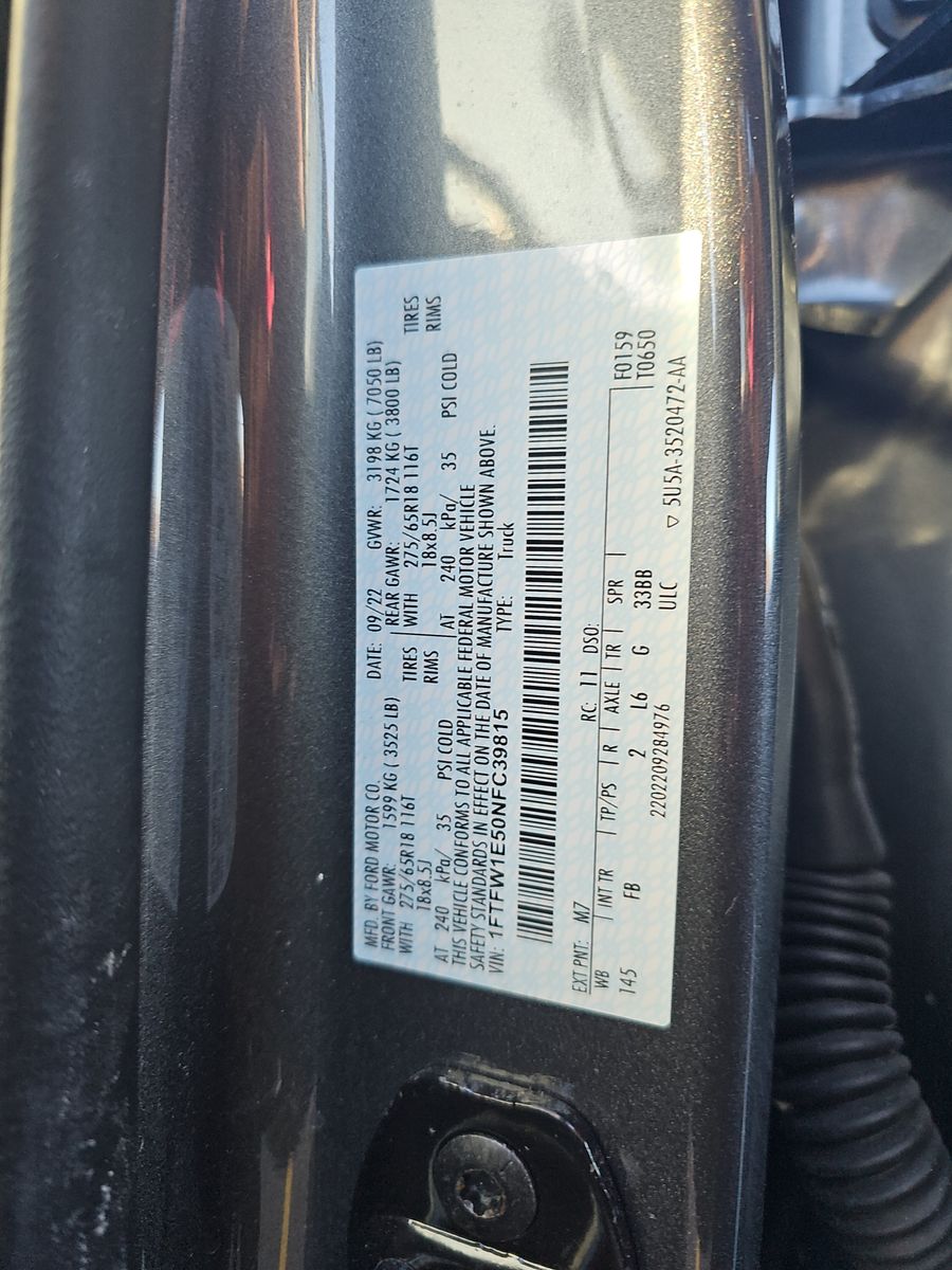 2022 Ford F-150 XLT AWD