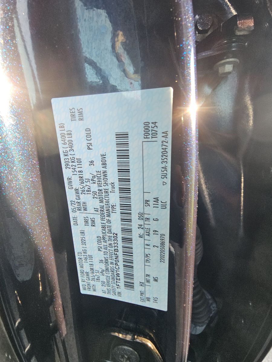 2022 Ford F-150 XLT RWD