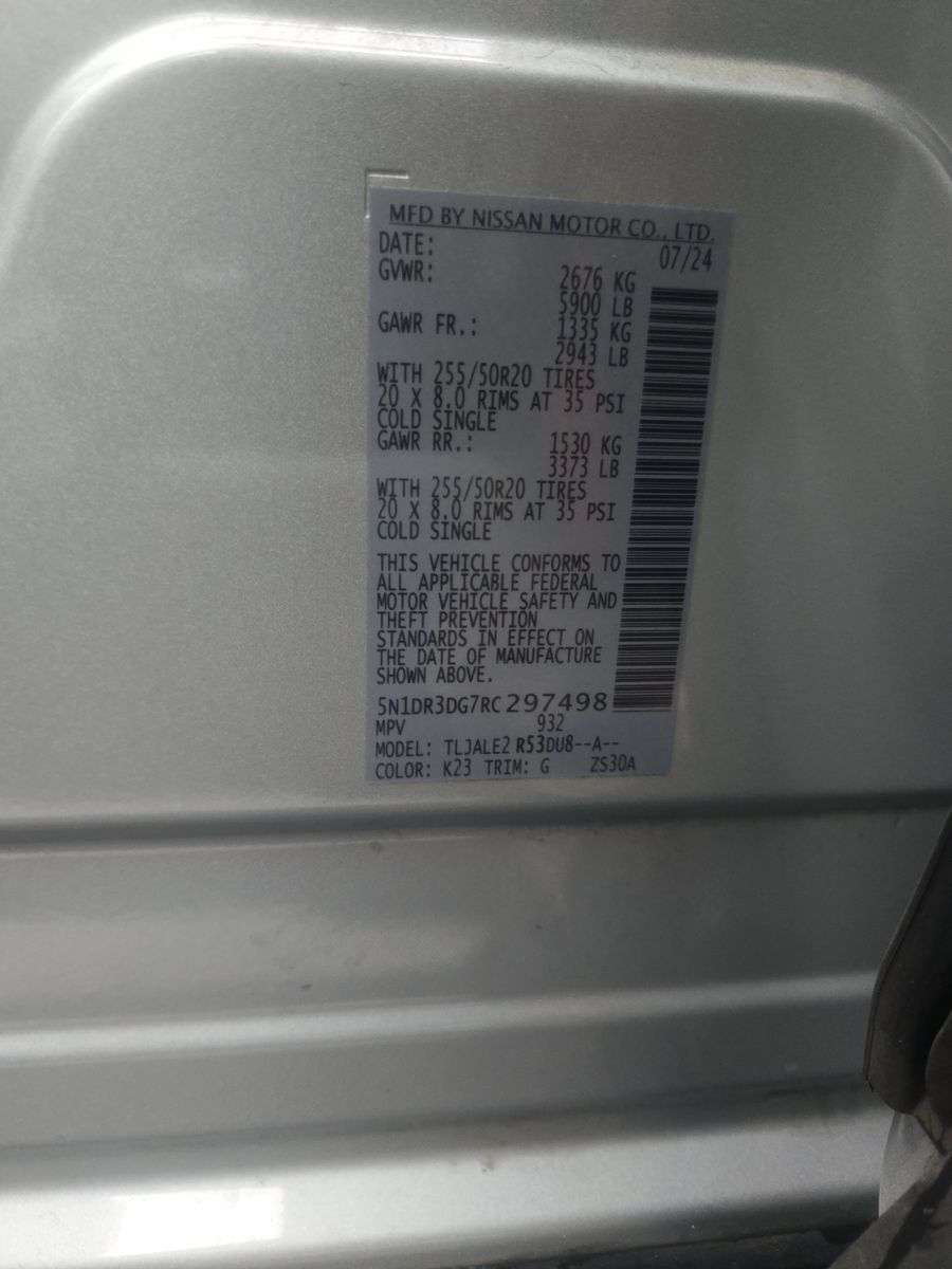 2024 Nissan Pathfinder Platinum FWD