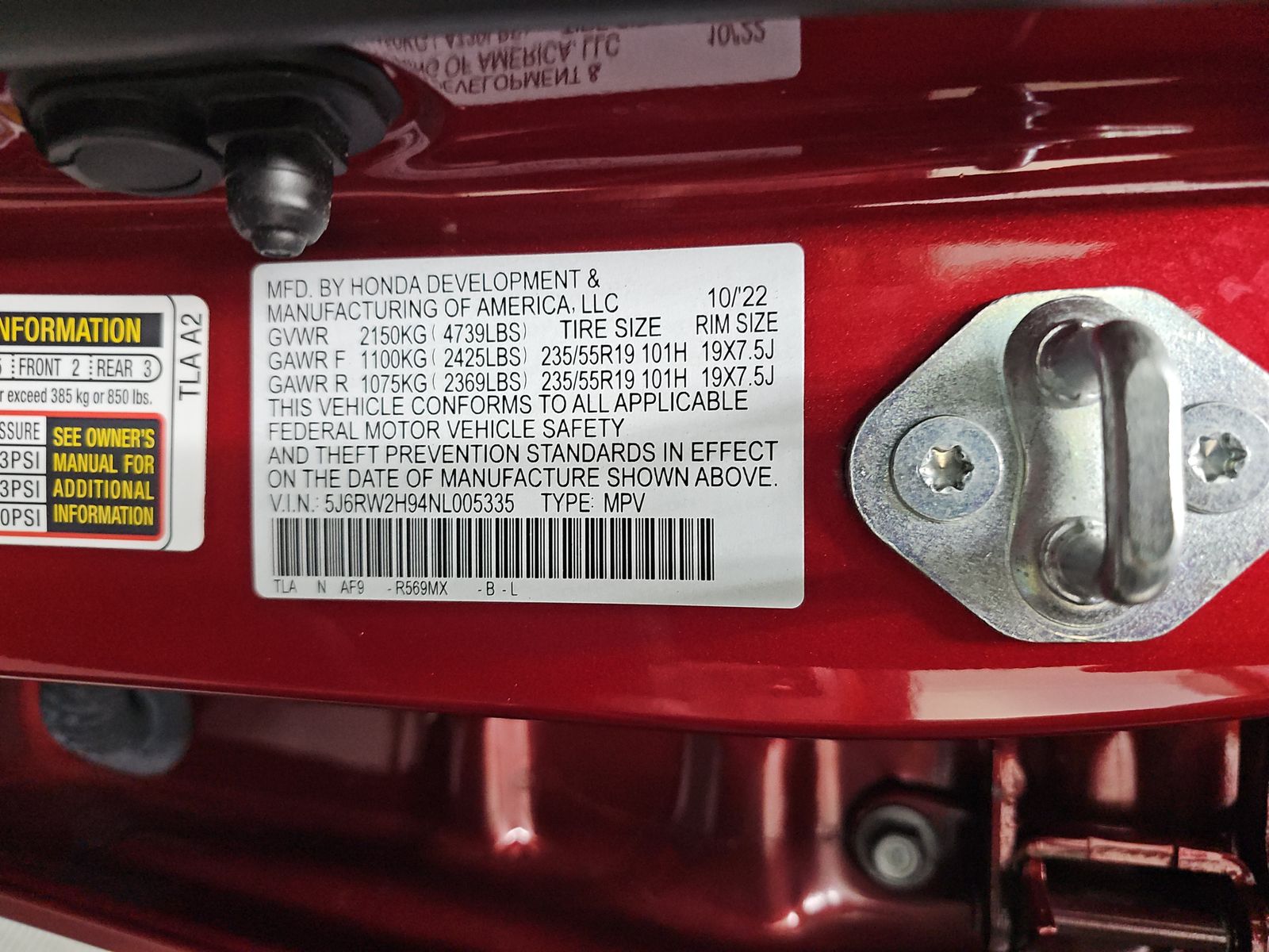 2022 Honda CR-V Touring AWD