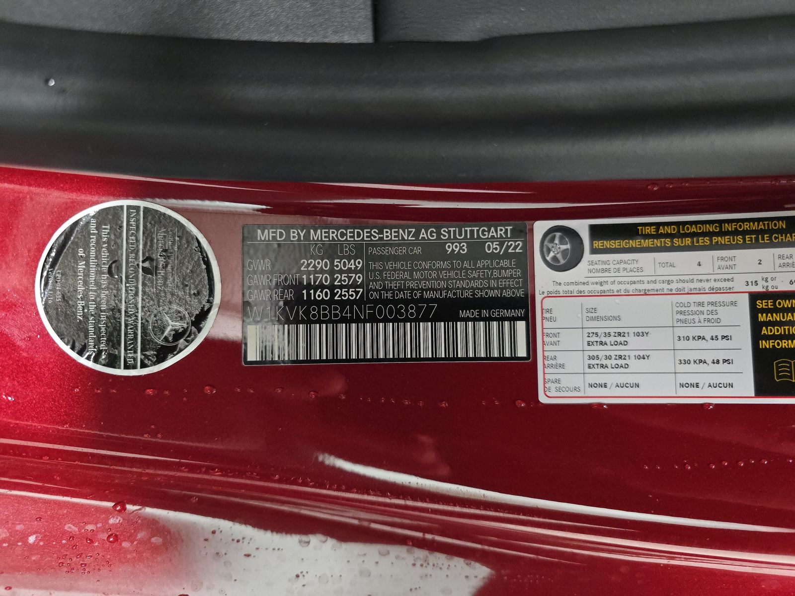 2022 Mercedes-Benz SL-Class AMG SL 63 AWD