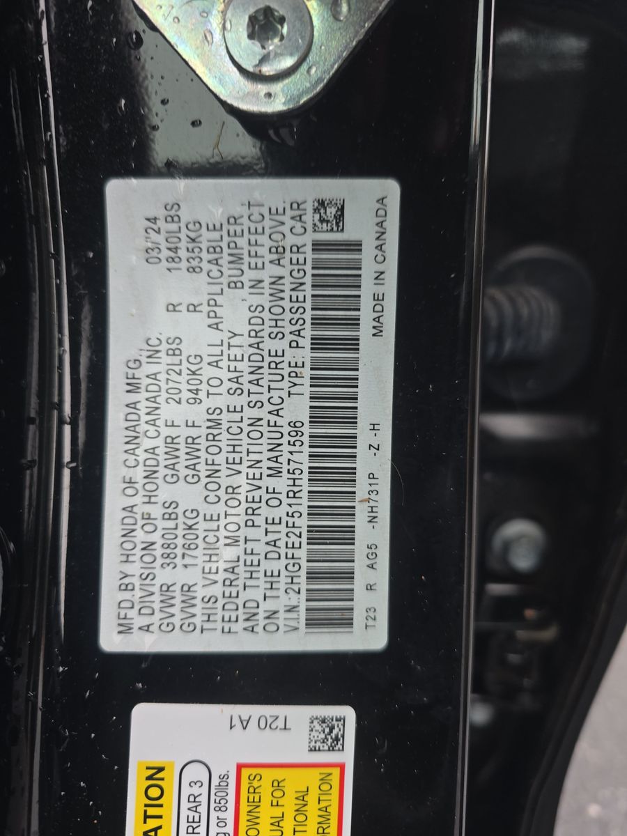 2024 Honda Civic Sport FWD