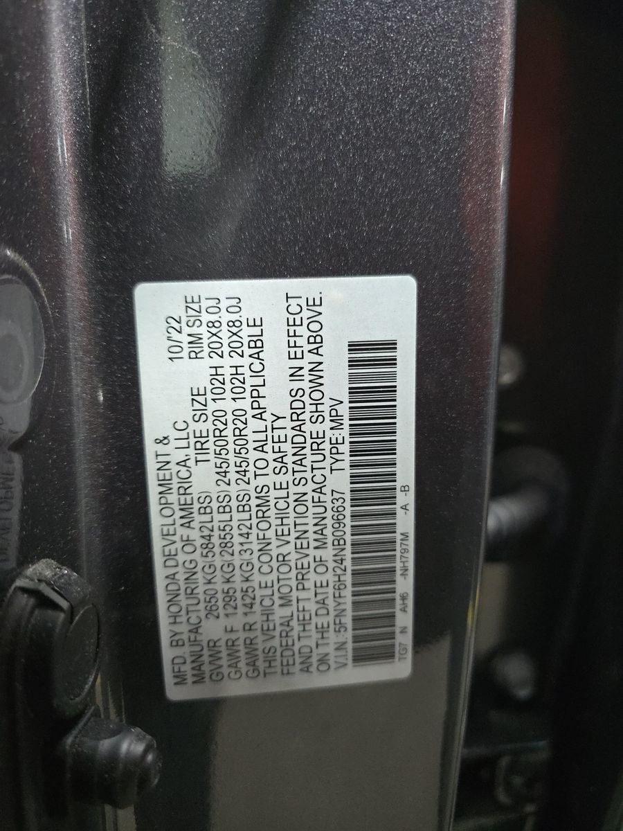 2022 Honda Pilot Special Edition AWD