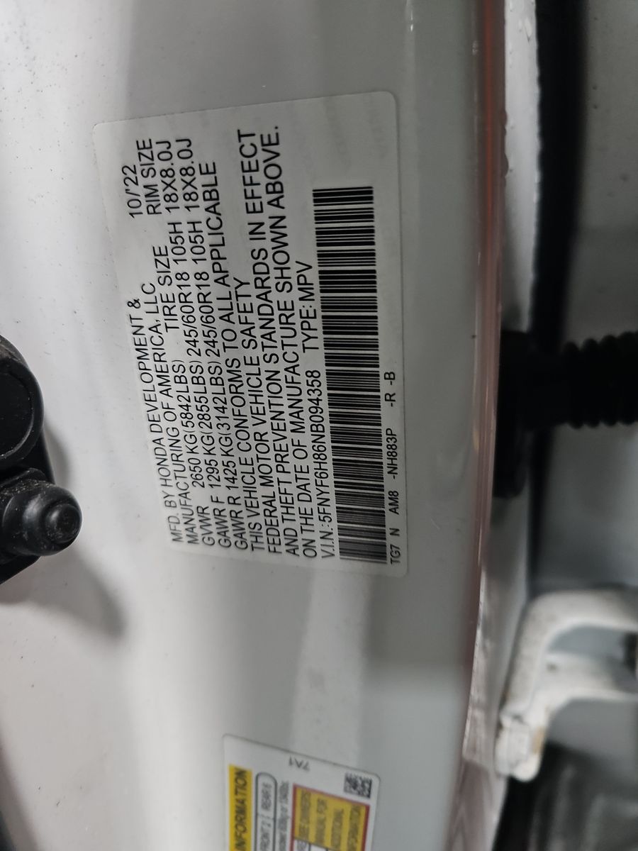 2022 Honda Pilot TrailSport AWD