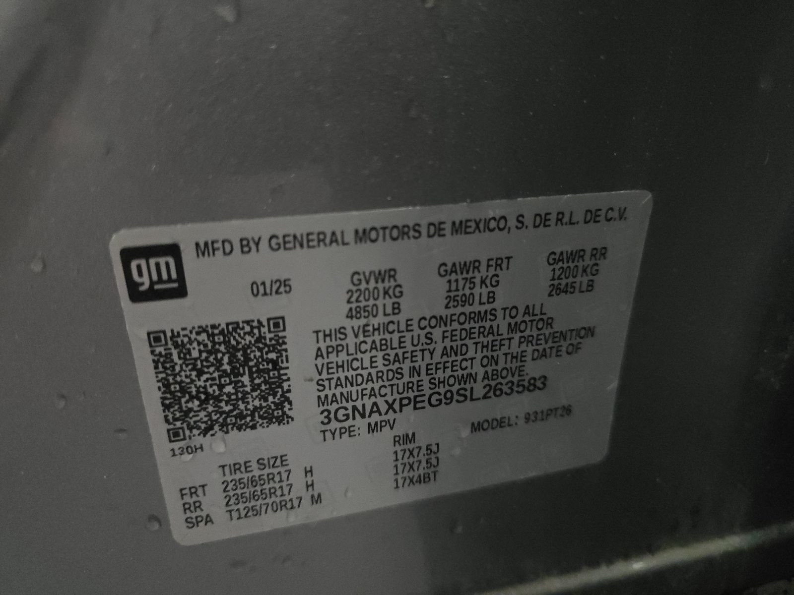 2025 Chevrolet Equinox LT AWD