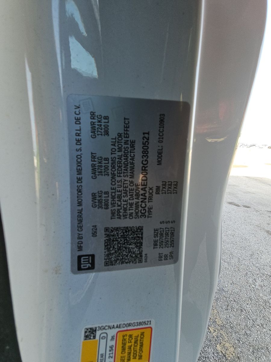 2024 Chevrolet Silverado 1500 Work Truck RWD