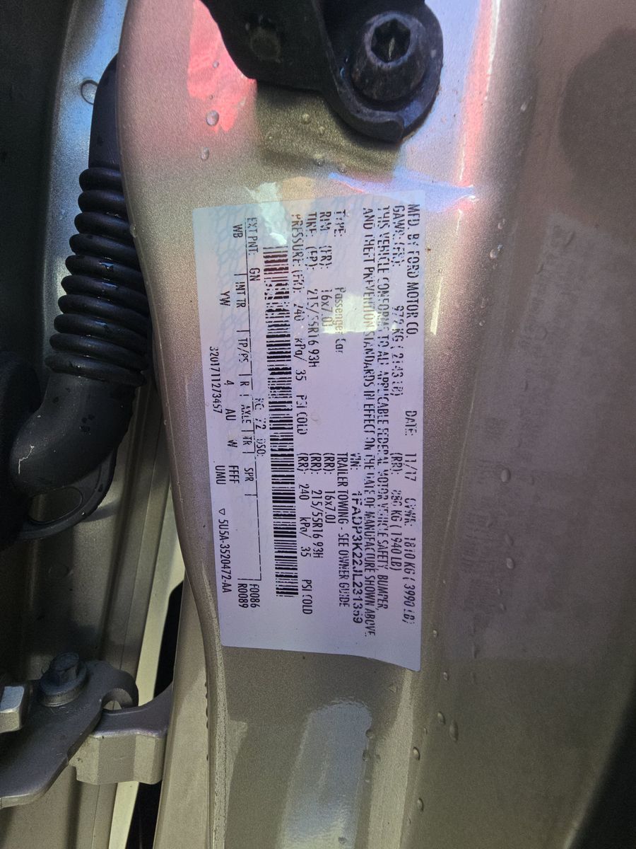 2018 Ford Focus SE FWD