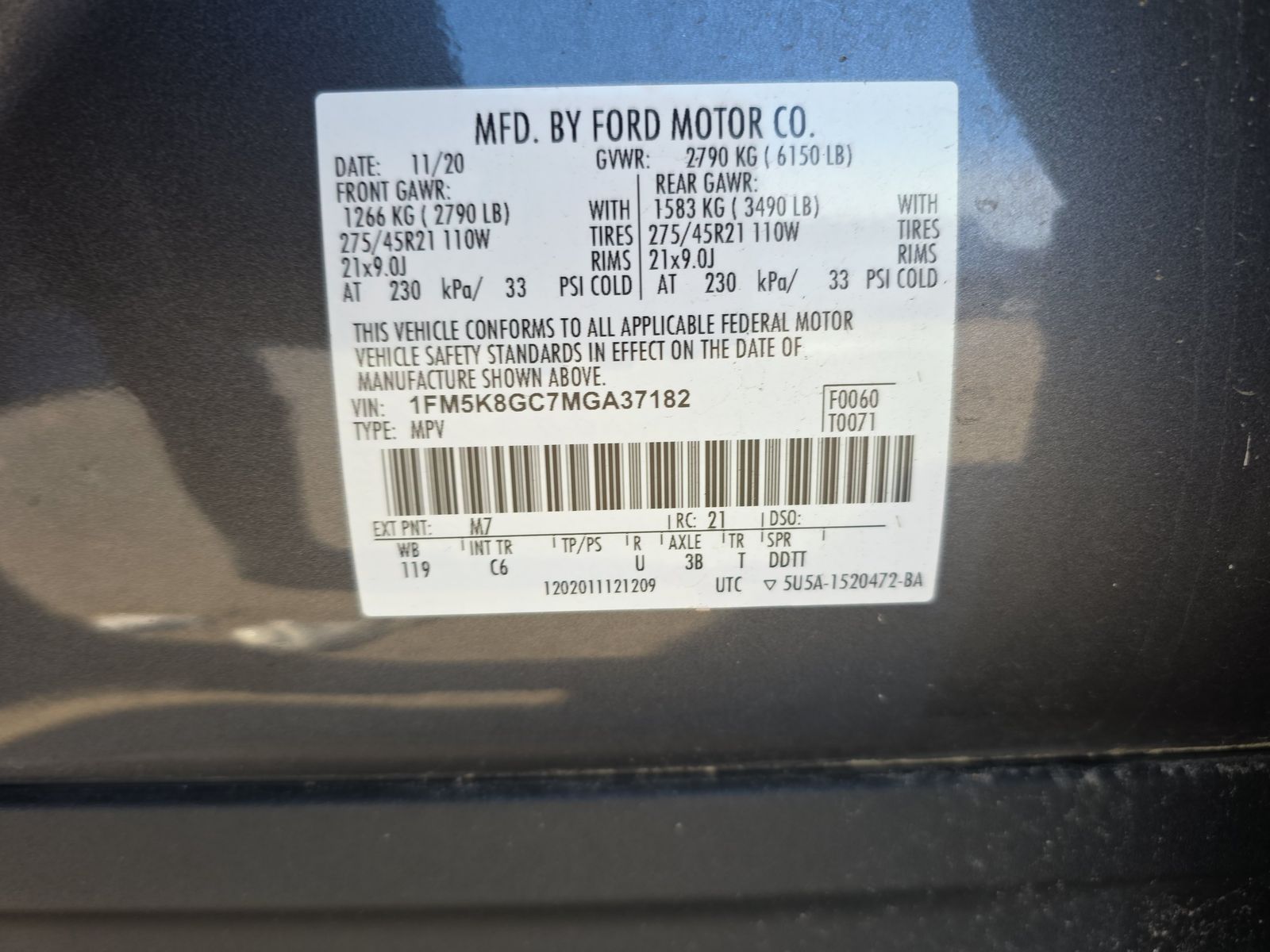 2021 Ford Explorer ST AWD