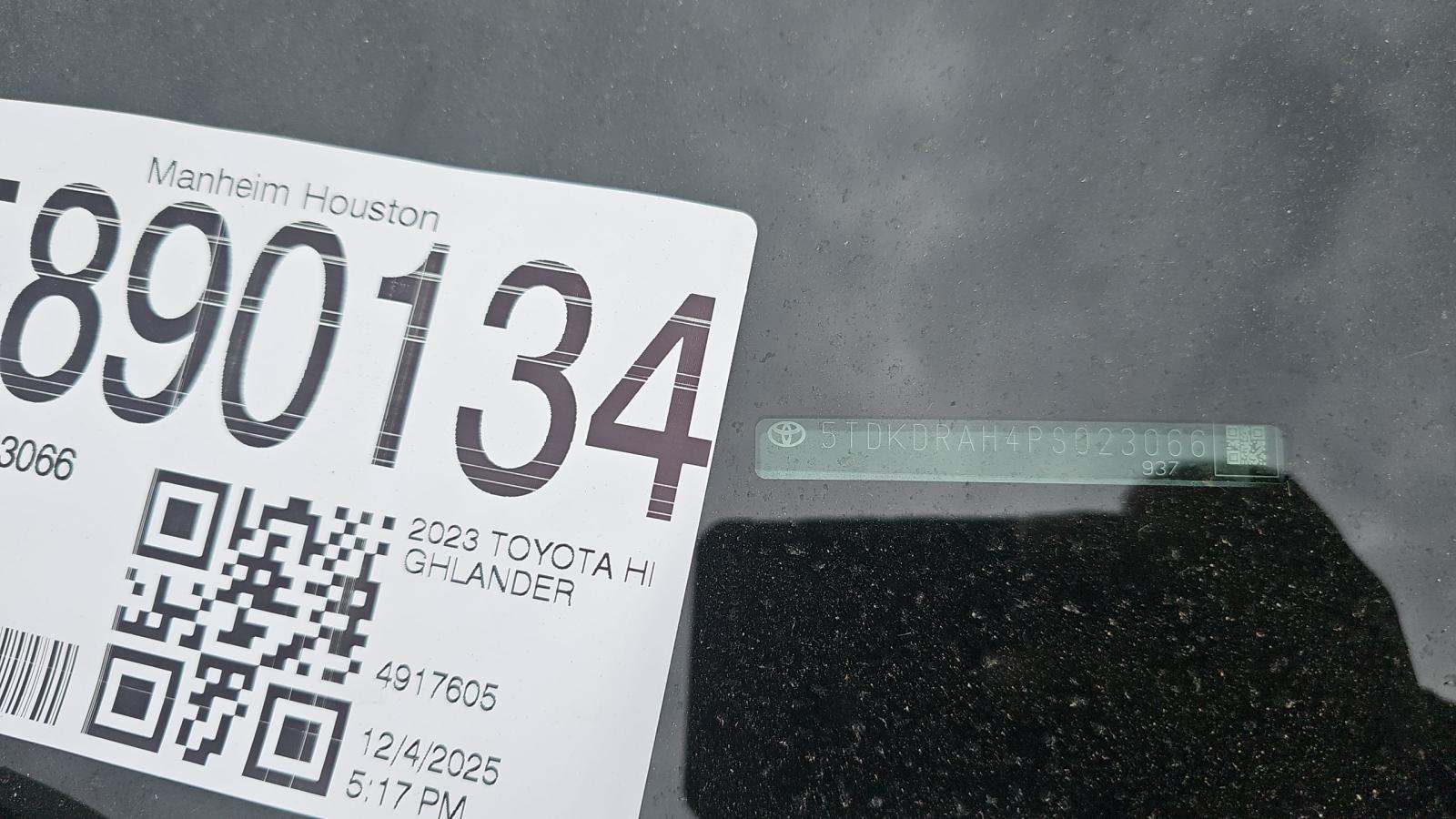 2023 Toyota Highlander Limited FWD