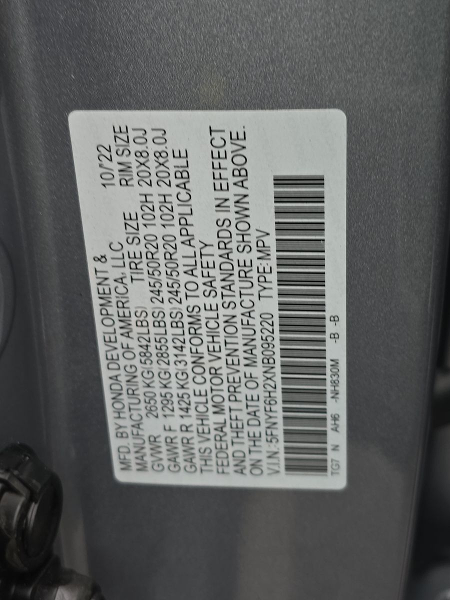 2022 Honda Pilot Special Edition AWD