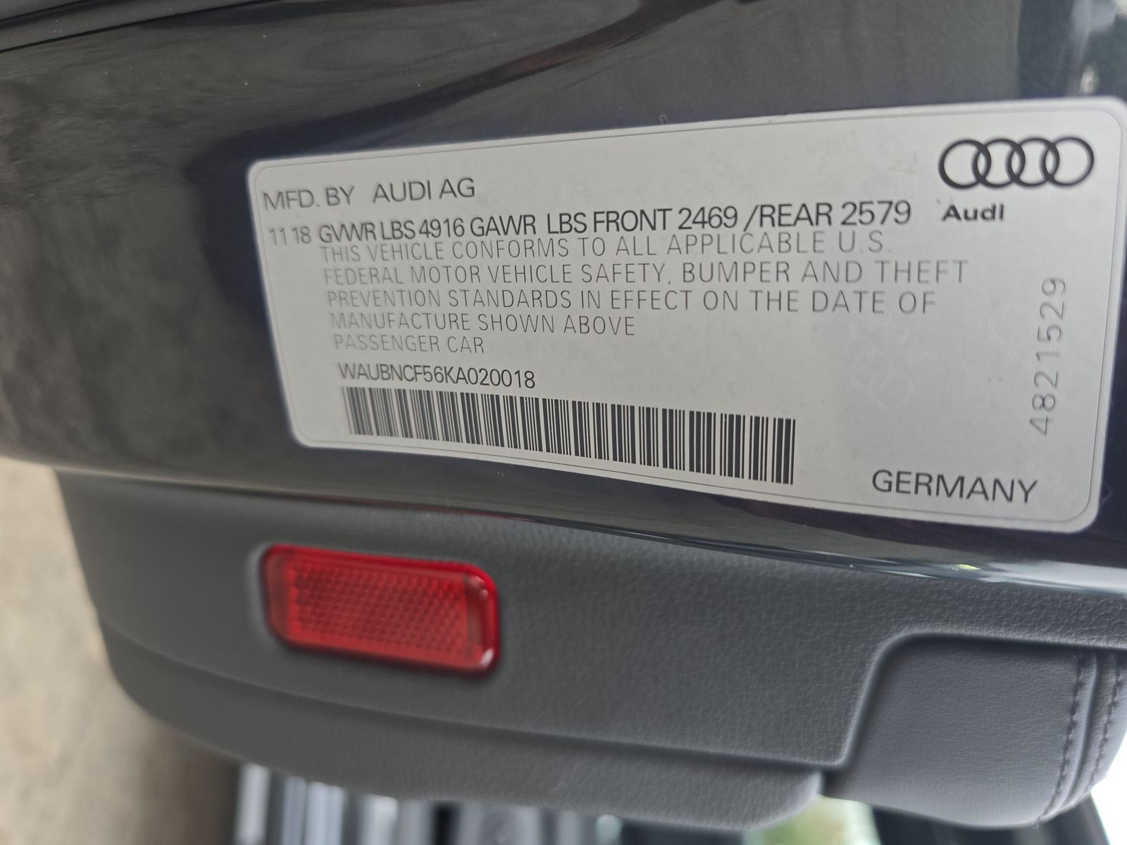 2019 Audi A5 Premium Plus AWD