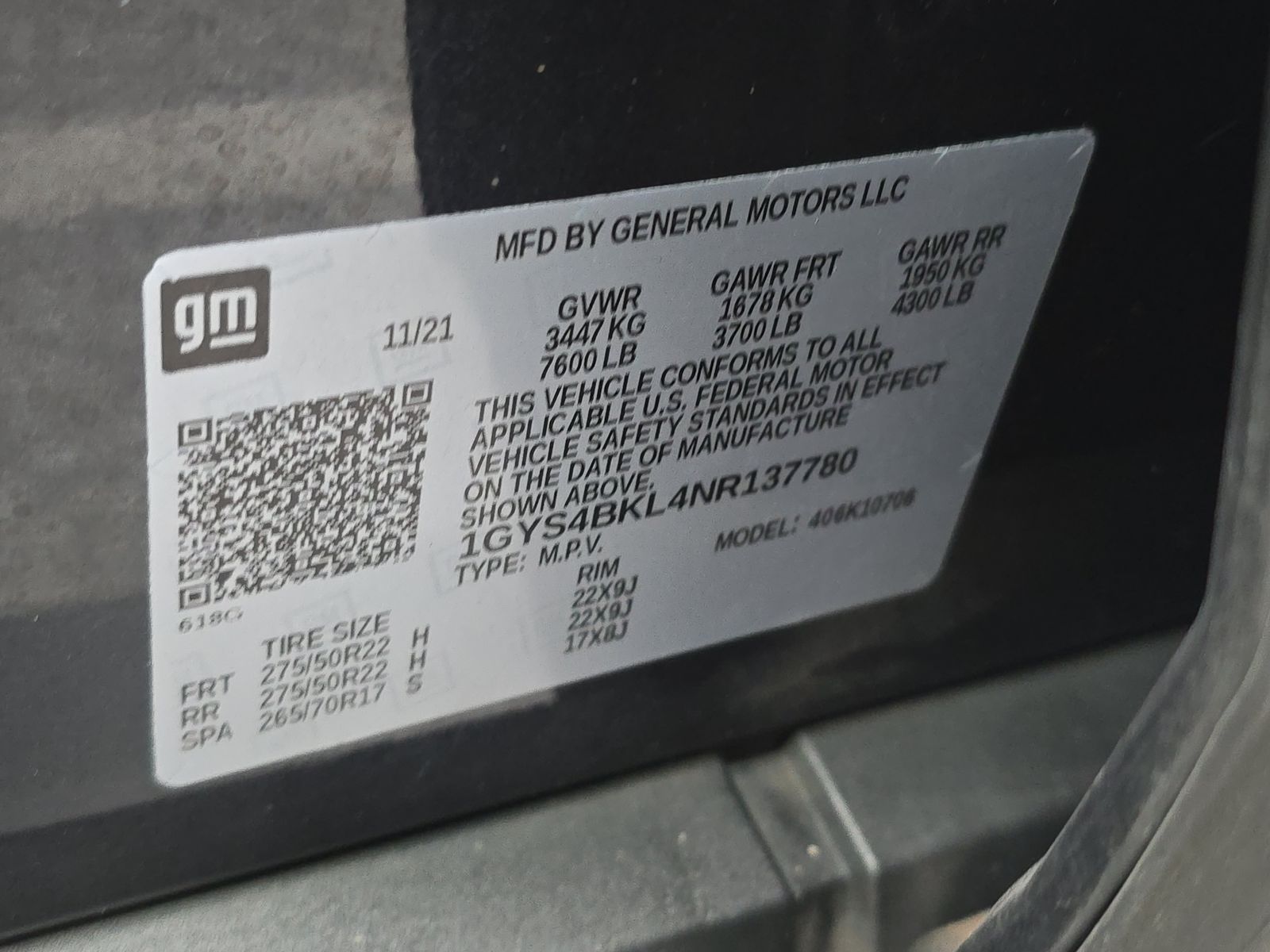 2022 Cadillac Escalade Premium Luxury AWD