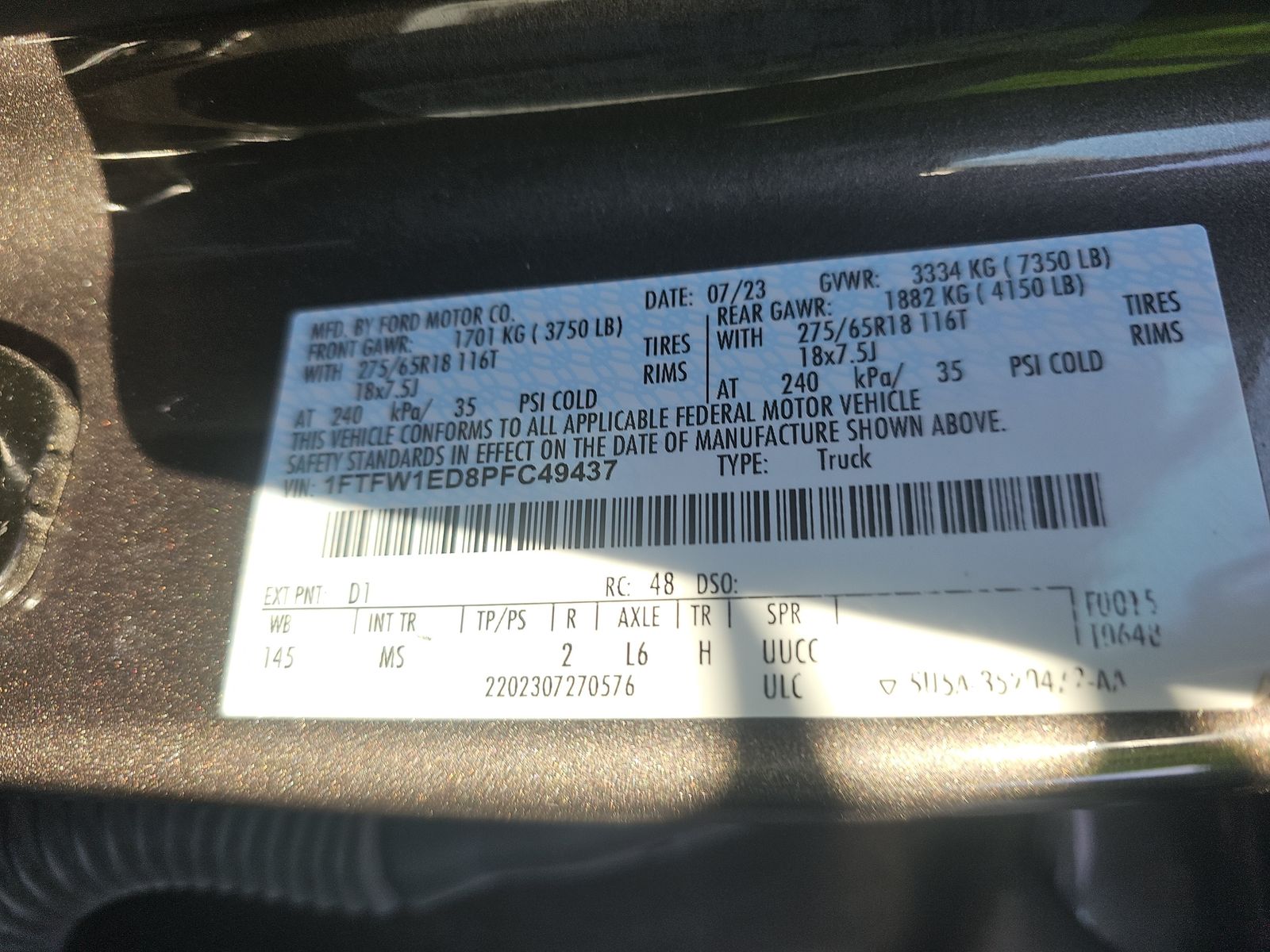 2023 Ford F-150 Hybrid XLT AWD