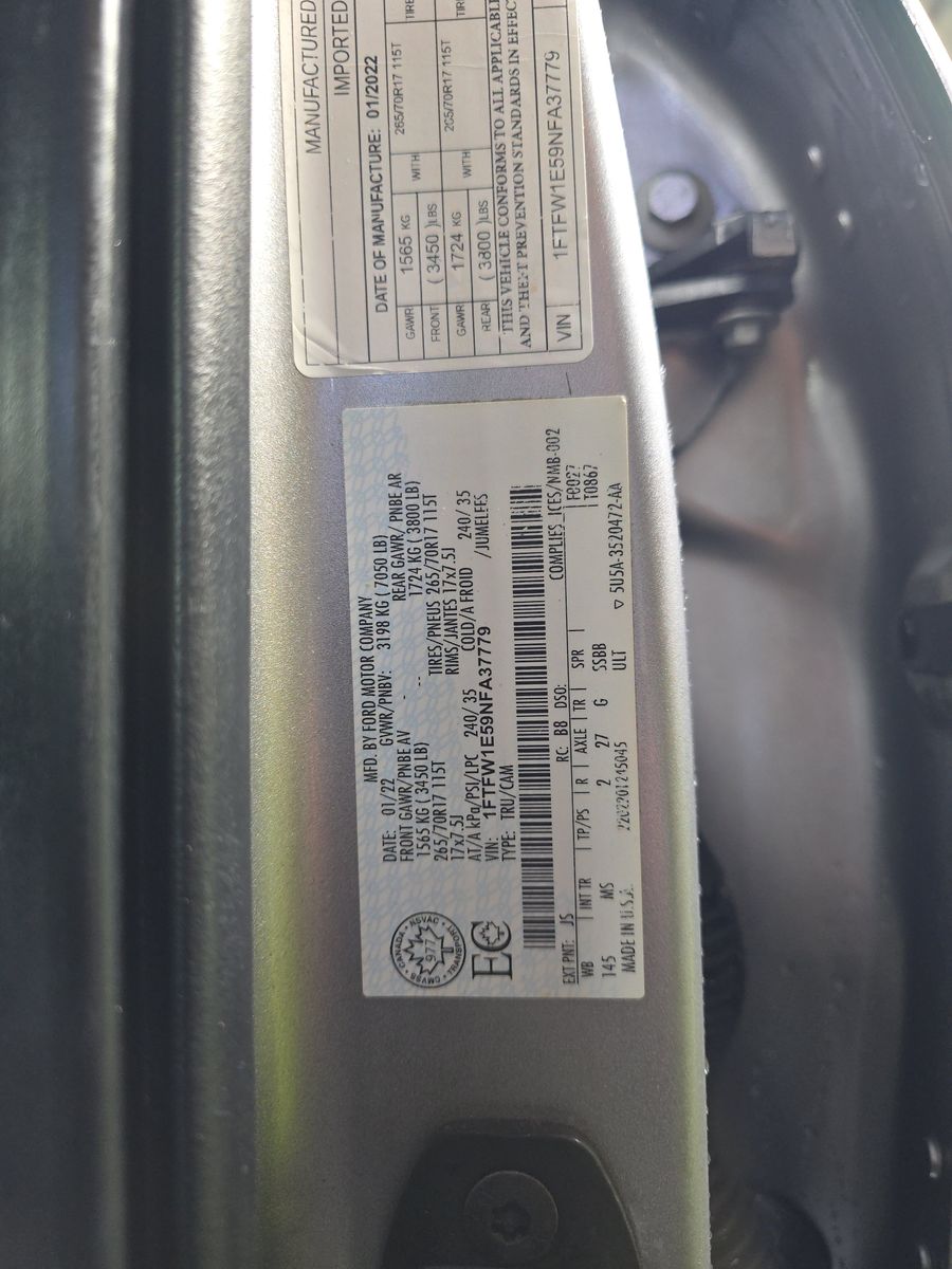 2022 Ford F-150 XLT AWD