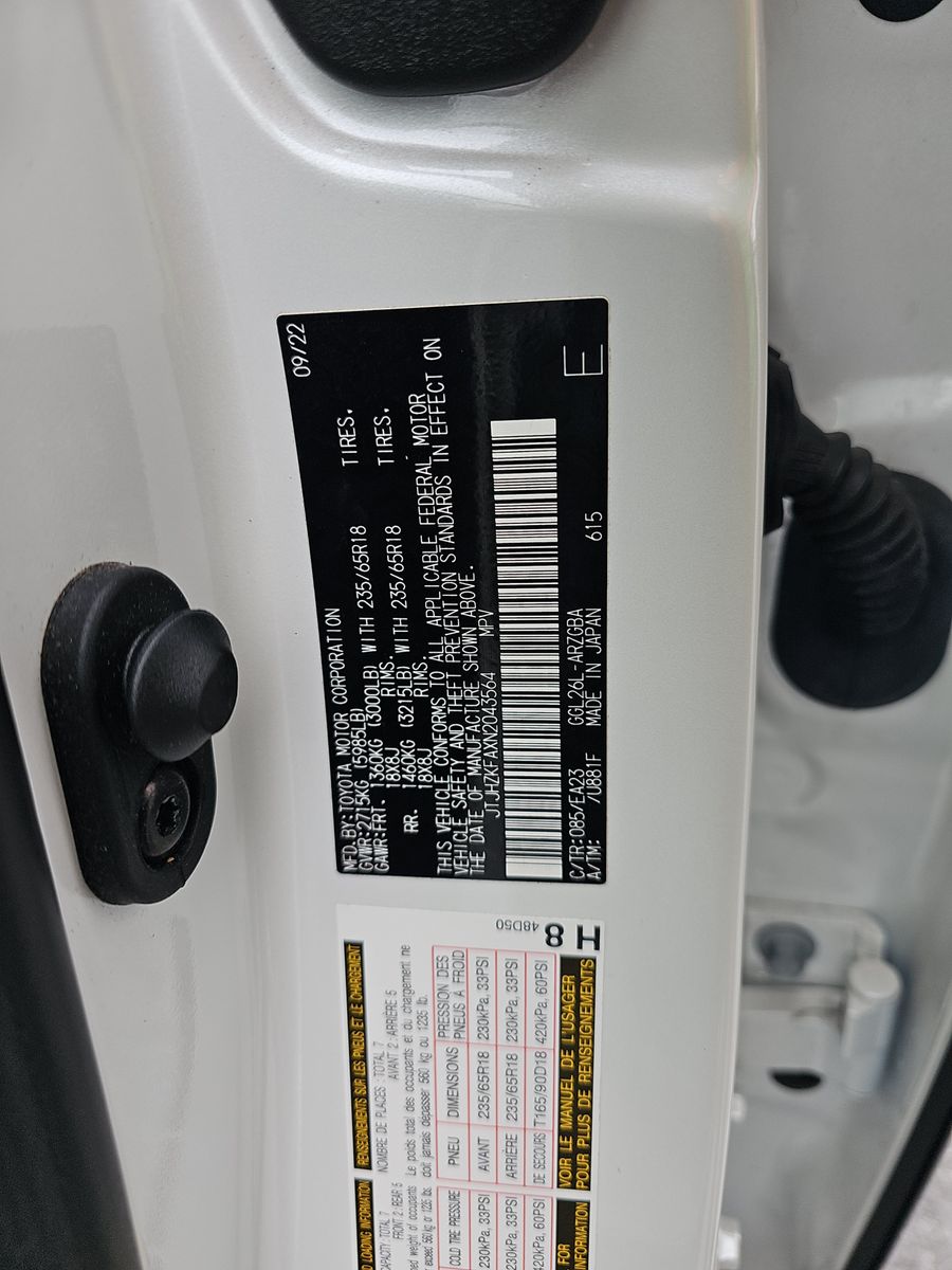 2022 Lexus RX RX 350L AWD