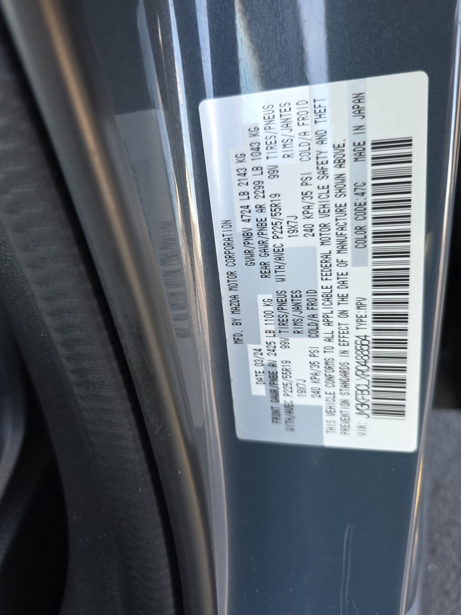 2024 MAZDA CX-5 2.5 S Carbon Edition AWD