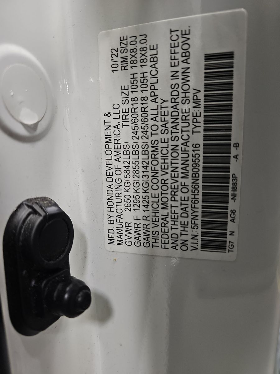 2022 Honda Pilot EX-L AWD