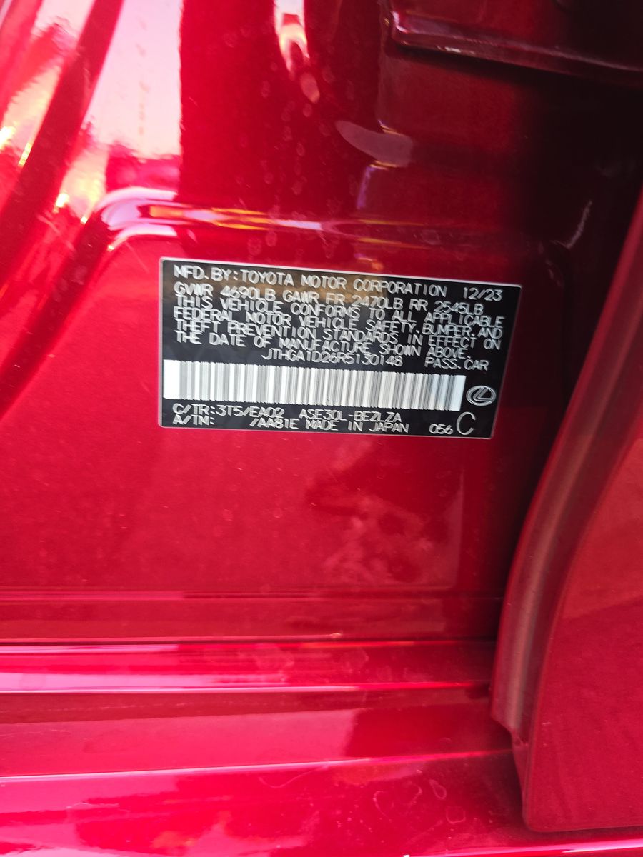 2024 Lexus IS IS 300 F SPORT RWD