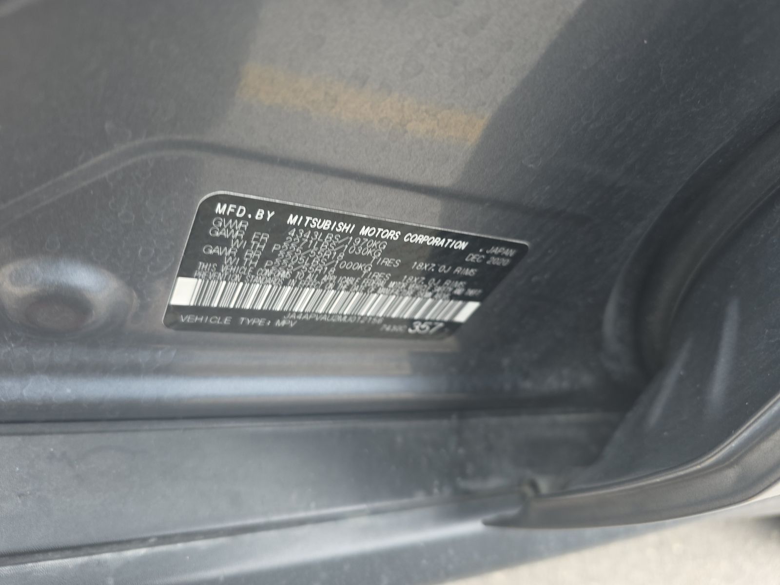 2021 Mitsubishi Outlander Sport 2.0 SE FWD